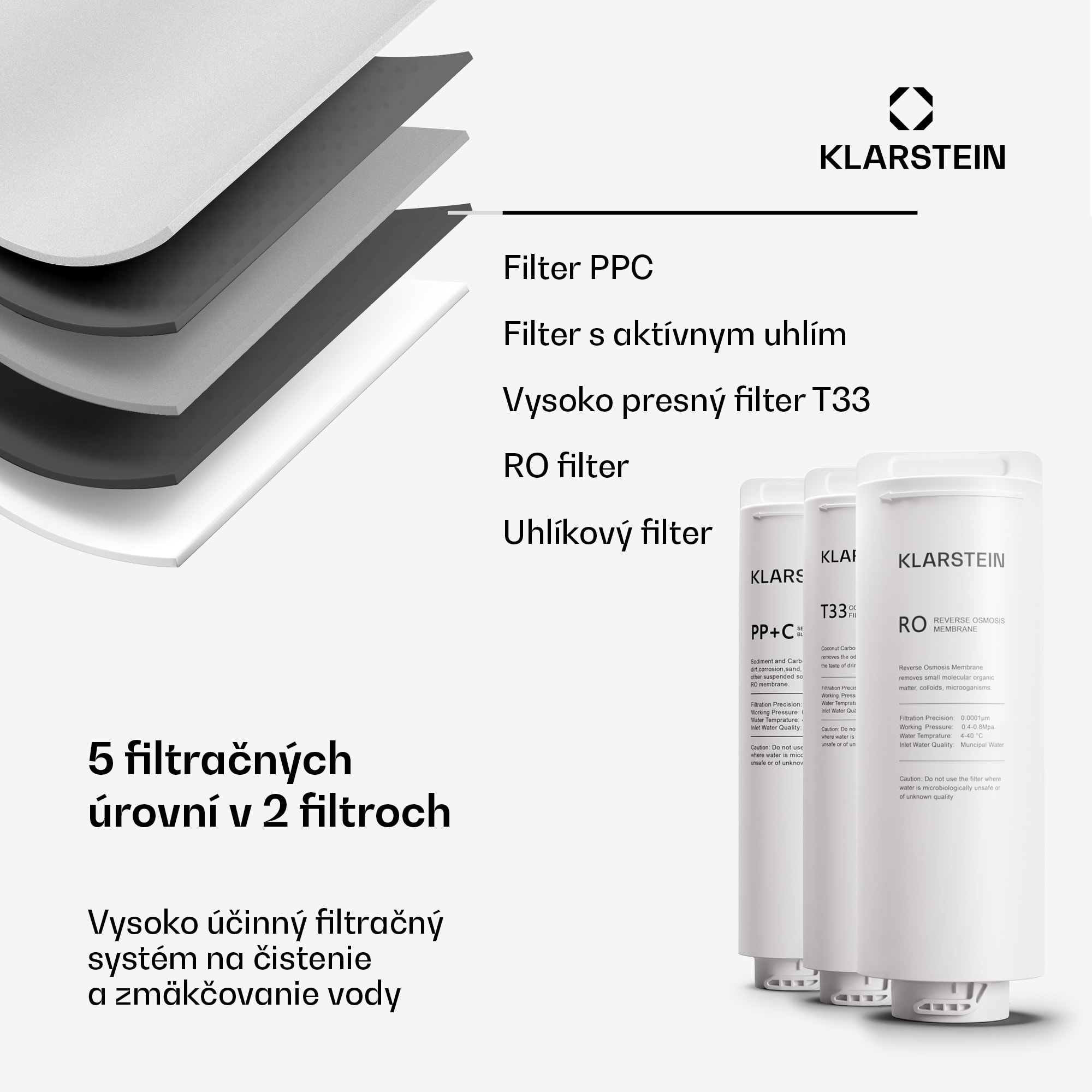 Klarstein PureFina 400, filtračný systém, reverzná osmóza, 400 GPD / 1500 L/d – Obrázok 2