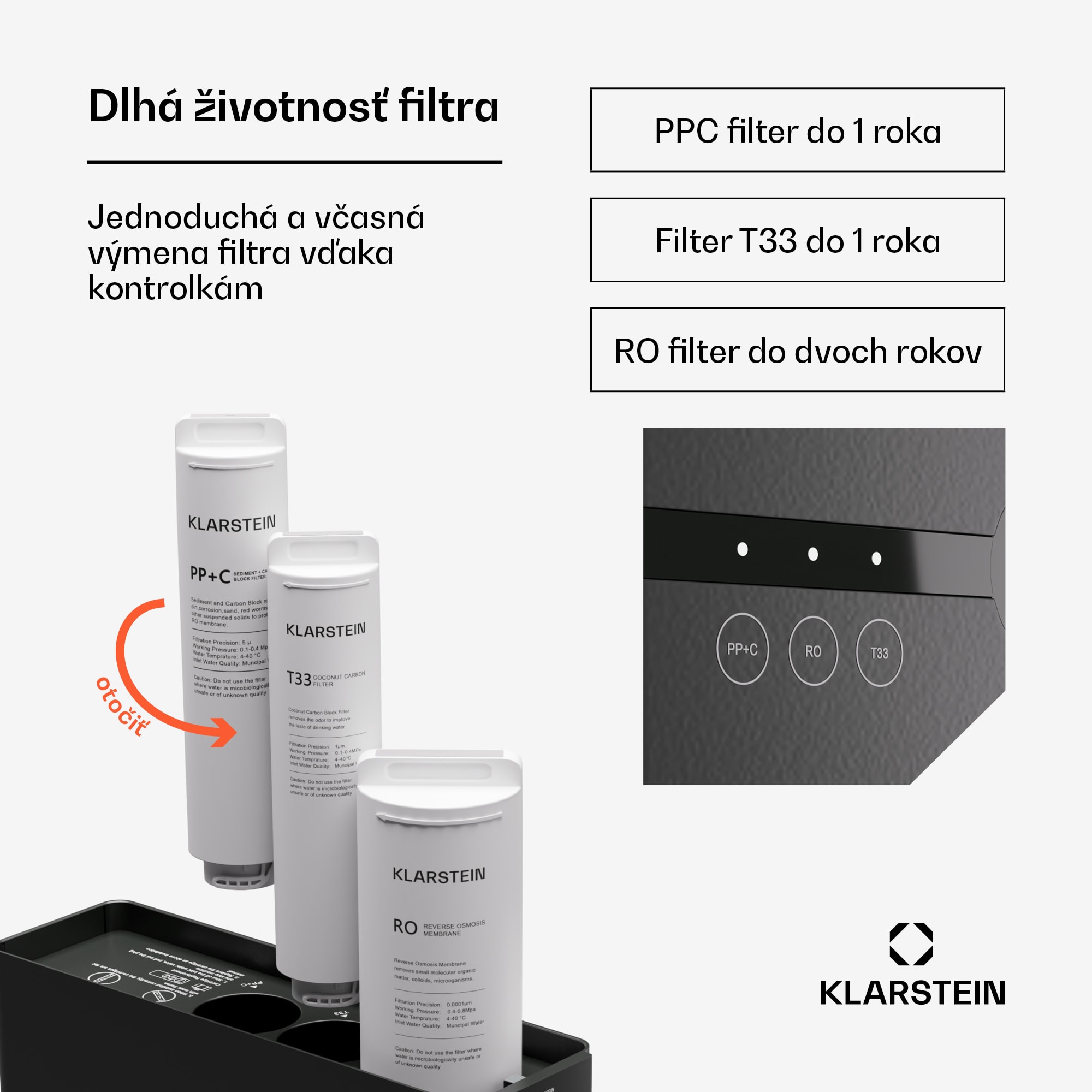 Klarstein PureFina 400, filtračný systém, reverzná osmóza, 400 GPD / 1500 L/d – Obrázok 4