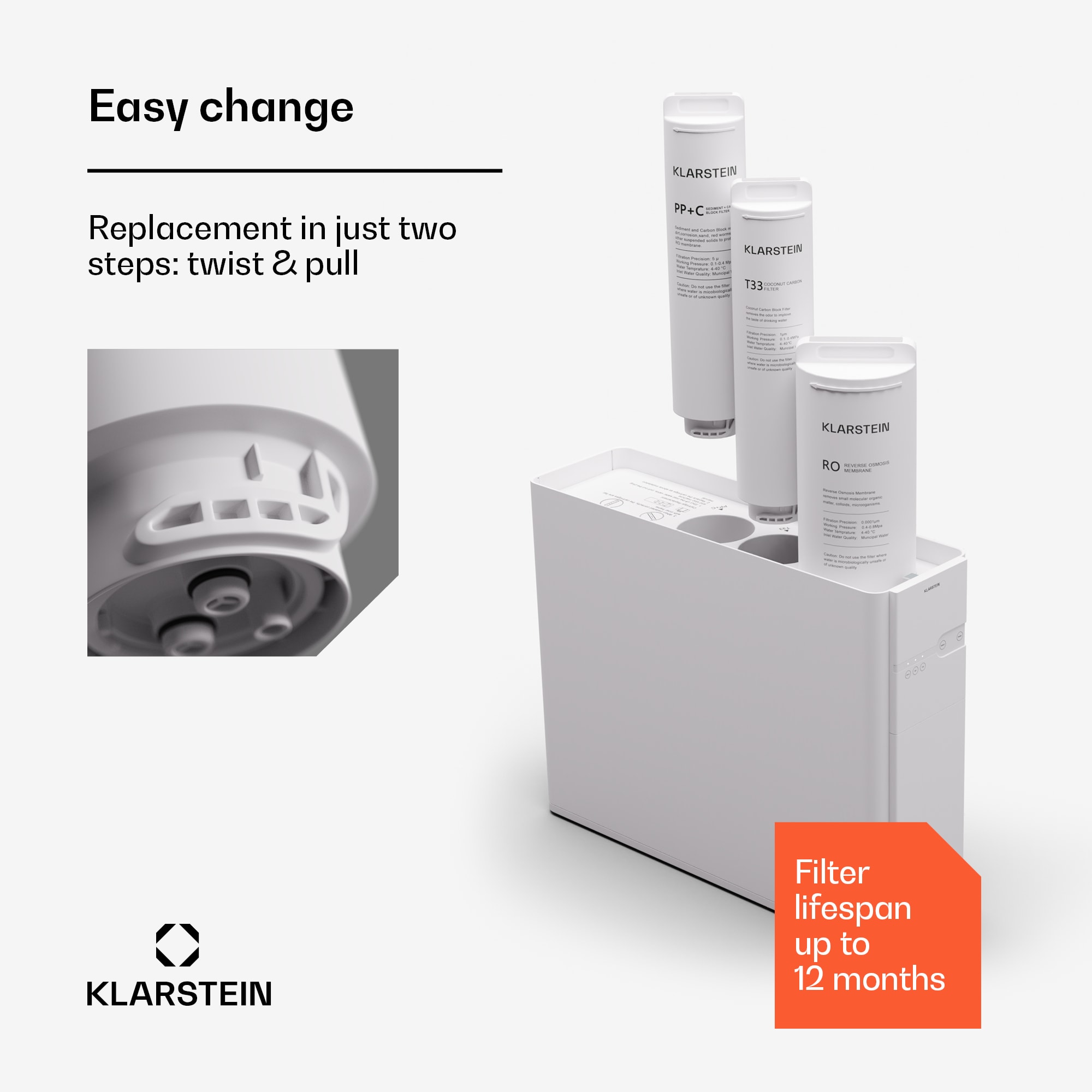 Klarstein PureFina PPC náhradný uhlíkový filter / príslušenstvo – Obrázok 3