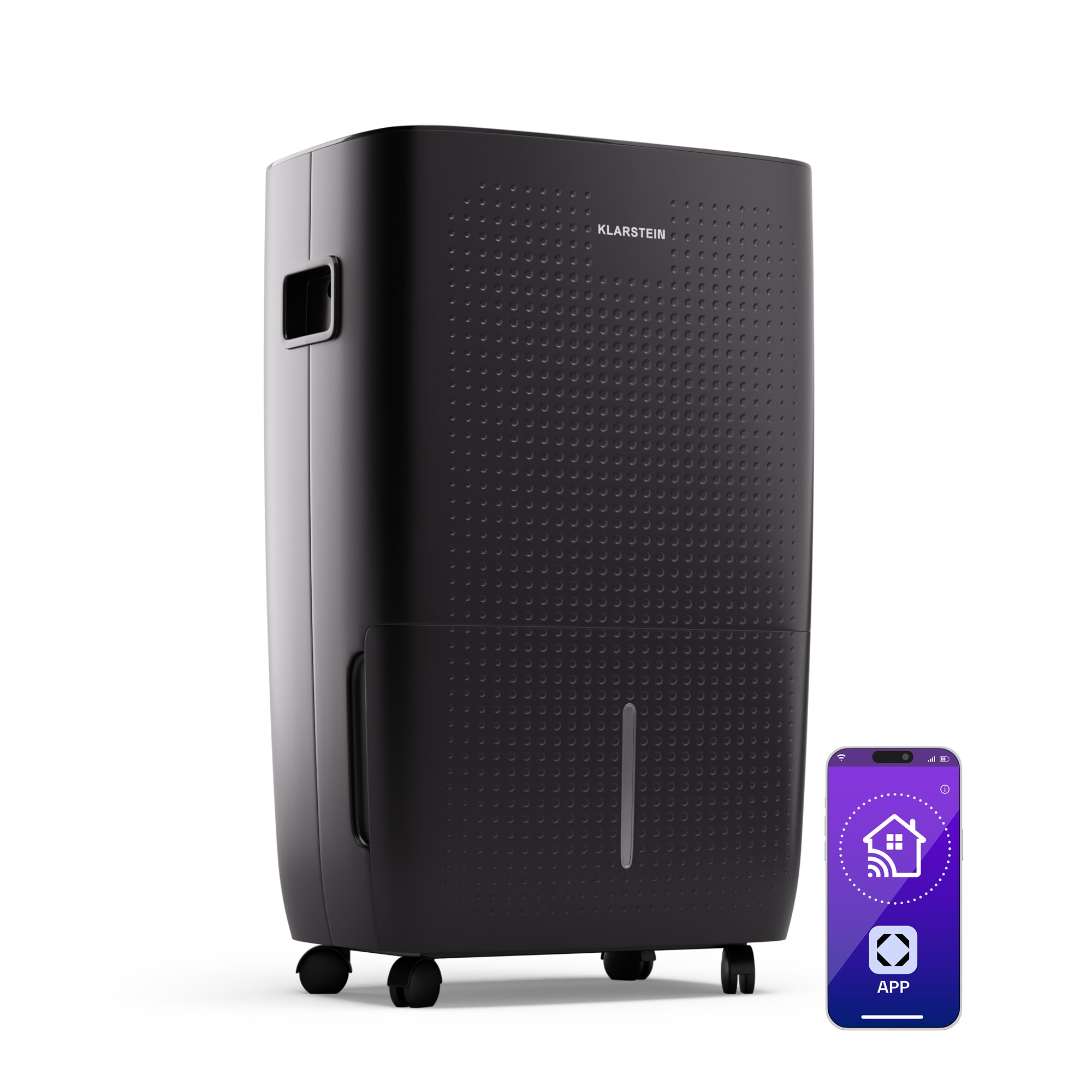 Klarstein DryFy Pro Connect 60 Smart, Odvlhčovač, WiFi, Kompresia, 60l/24h, 45-65 m²