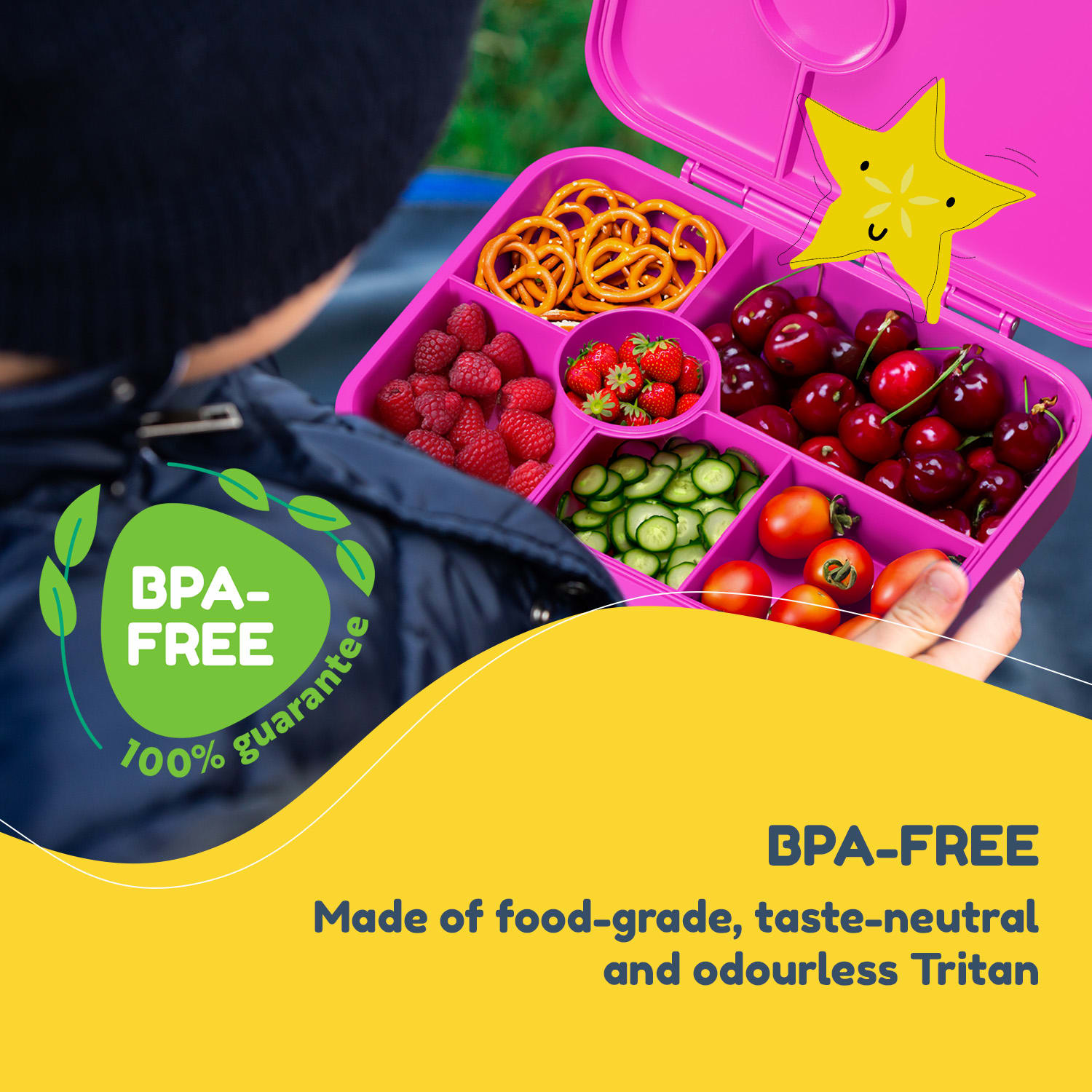 NA Schmatzfatz desiatový box so 6 priehradkami – Obrázok 2