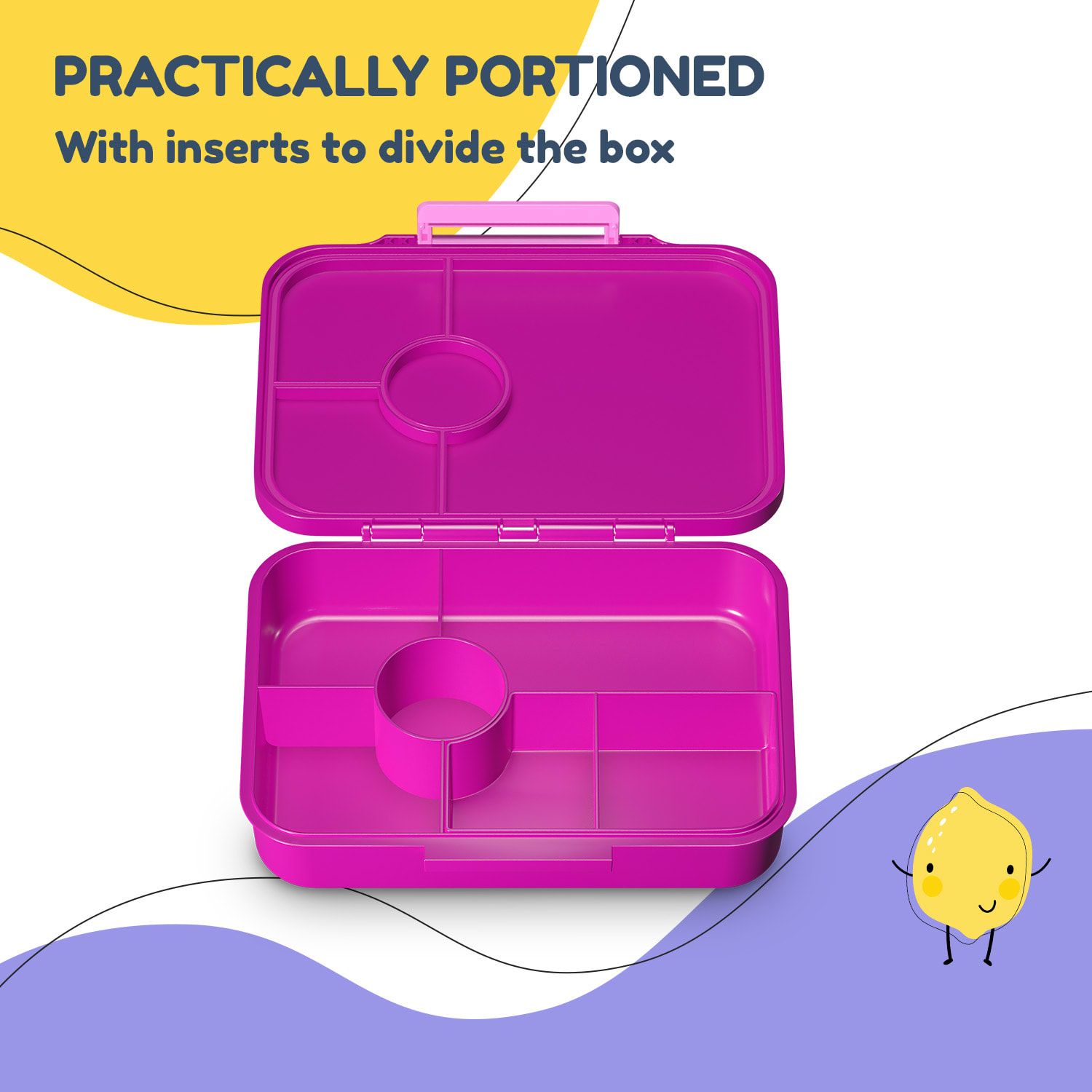 NA Schmatzfatz desiatový box so 6 priehradkami – Obrázok 4