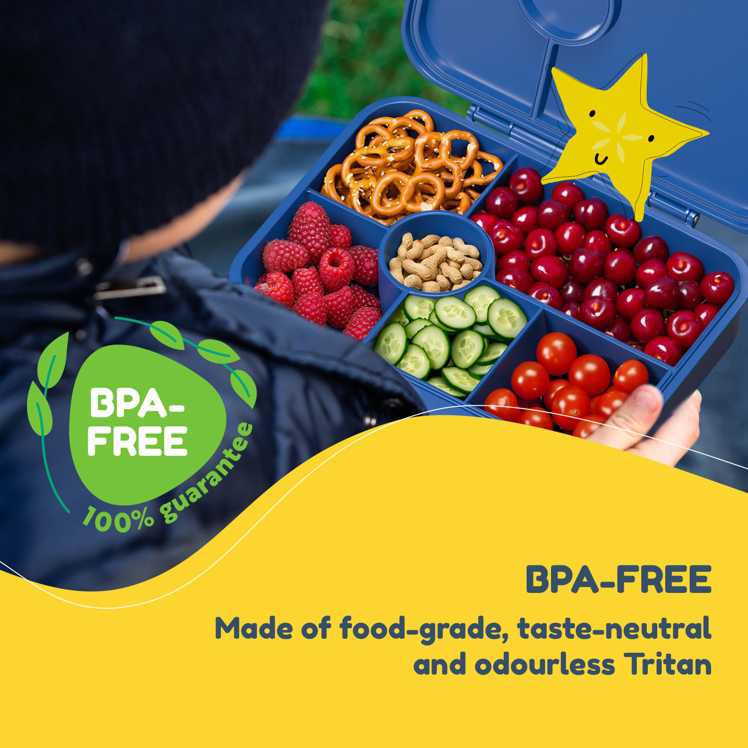 NA Schmatzfatz desiatový box so 6 priehradkami – Obrázok 2