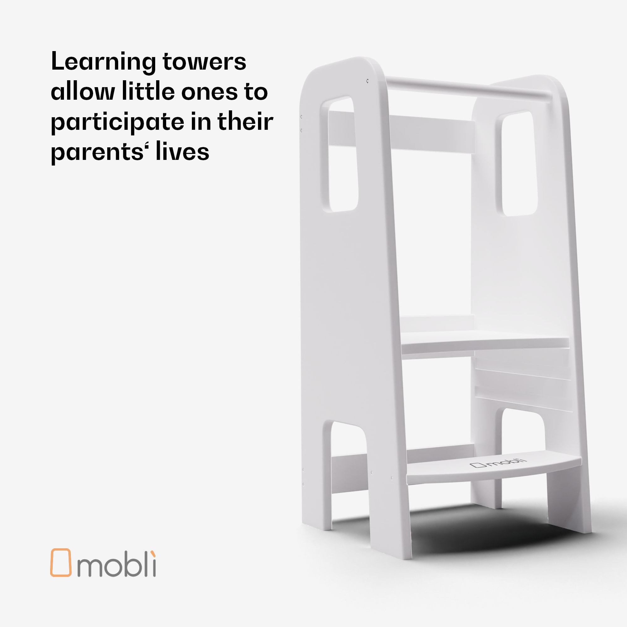 Mobli Ully Montessori, učebná veža, MDF, 40,5 x 86 x 38 cm, výškovo nastaviteľná – Obrázok 2