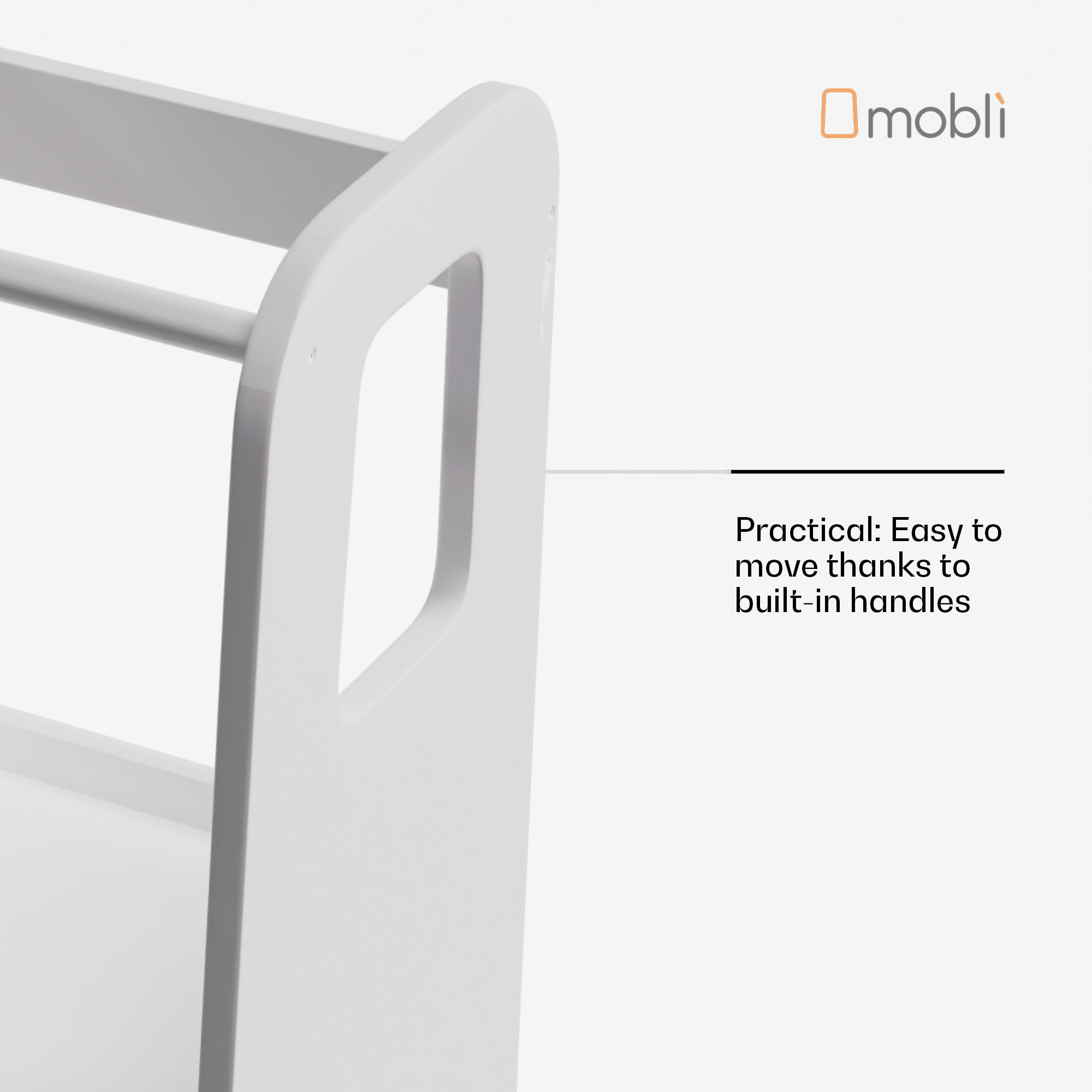 Mobli Ully Montessori, učebná veža, MDF, 40,5 x 86 x 38 cm, výškovo nastaviteľná – Obrázok 5