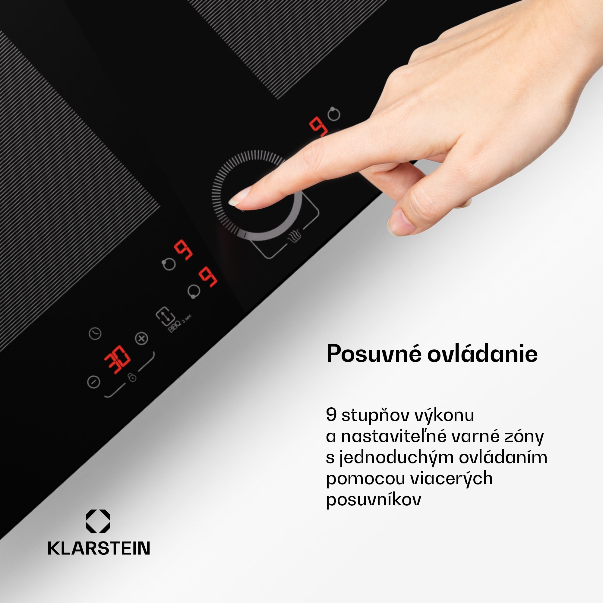 Klarstein Delicatessa 77 Flex vstavaná indukčná varná doska 4 zóny 7000 W sklokeramika – Obrázok 5