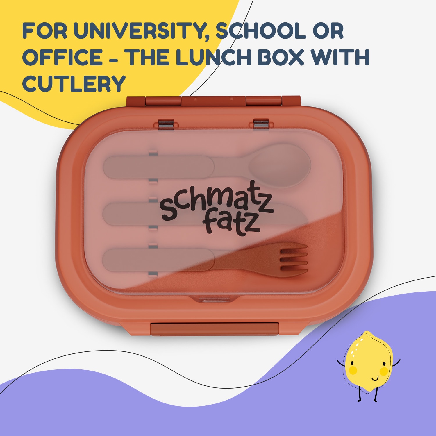 Klarstein Bunko plastový desiatový box s 3 priehradkami – Obrázok 5