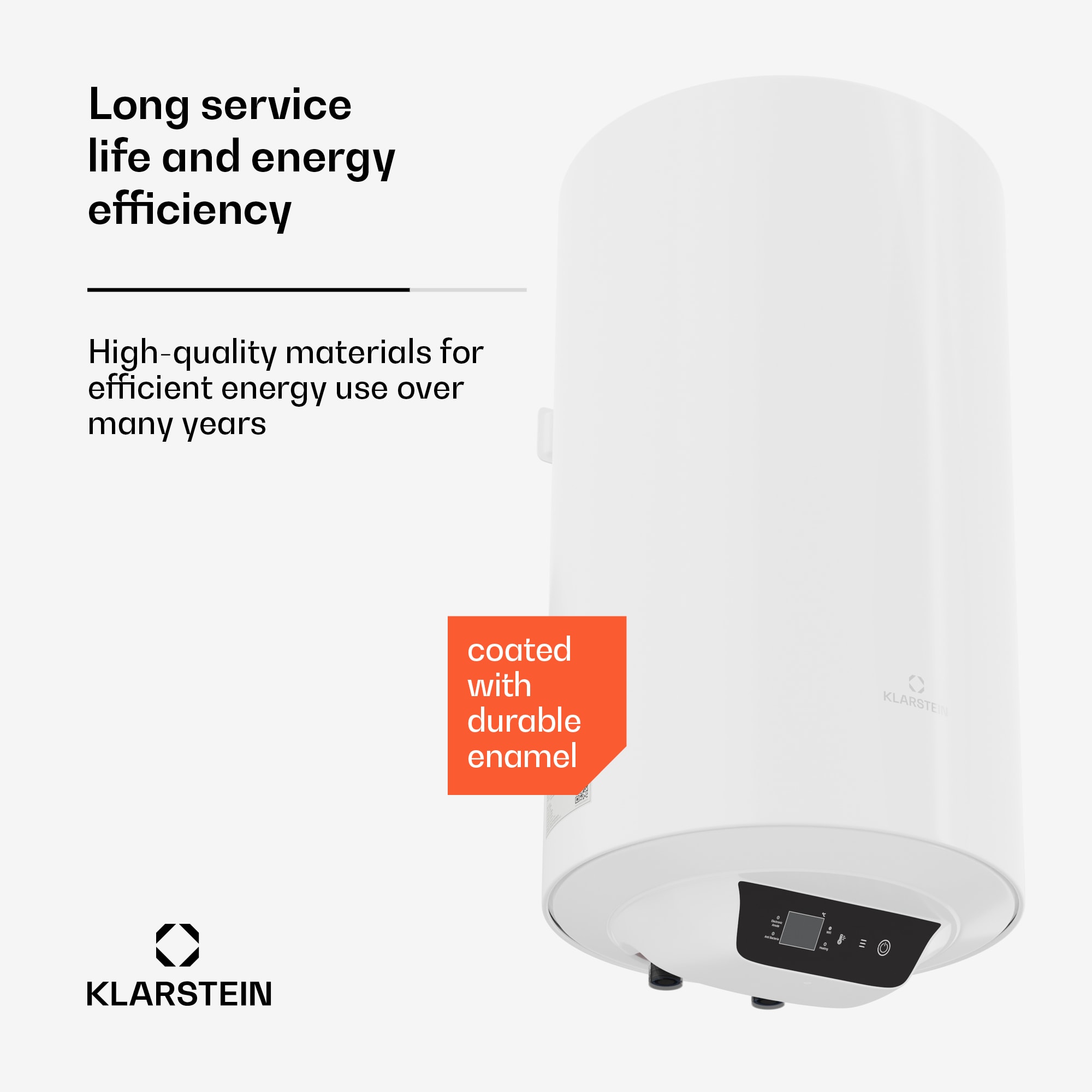 Klarstein ENDURAHEAT SMART 30, bojler, 30 litrov – Obrázok 3