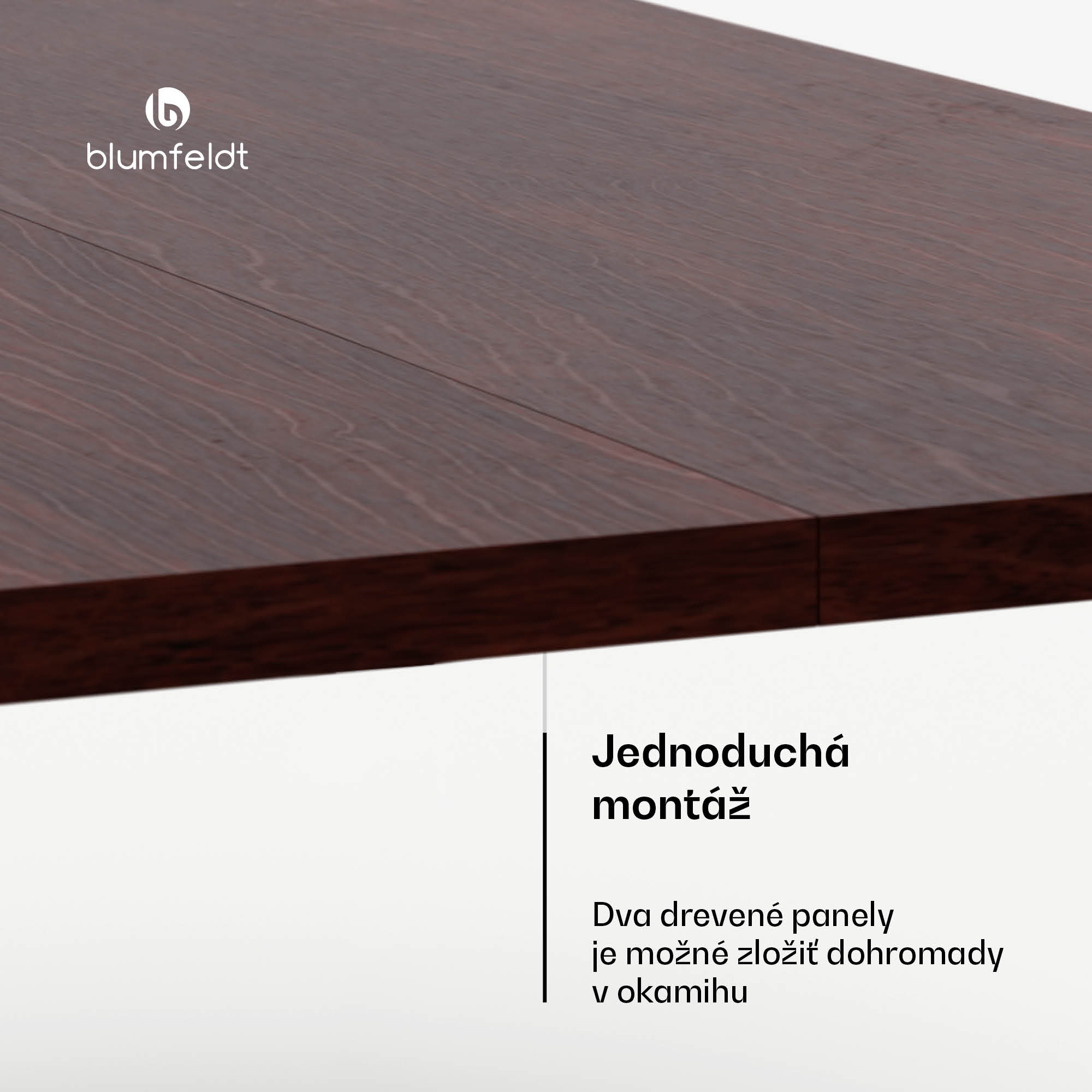 Blumfeldt Bearsdon stolová doska 120 x 80 cm pre kuchyňu a jedáleň, Robustná laminátová doska – Obrázok 5