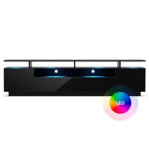 Blumfeldt Perth Lowboard TV skrinka, 195 x 44 x 50 cm, LED