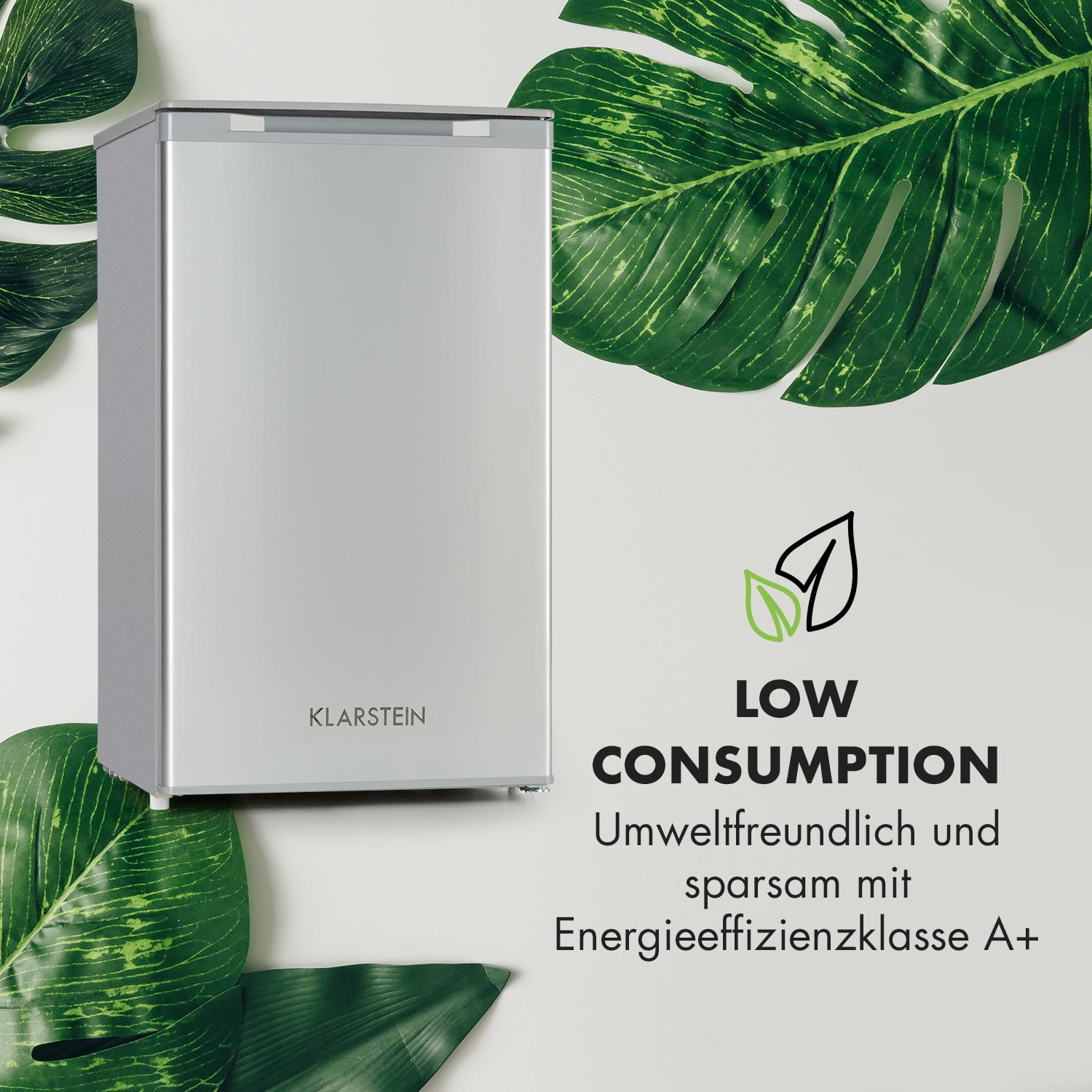 Klarstein Garfield XL, mraznička, 60 l, 80 W, 4 hviezdičky, prevádzková hlučnosť: 41 dB – Obrázok 2