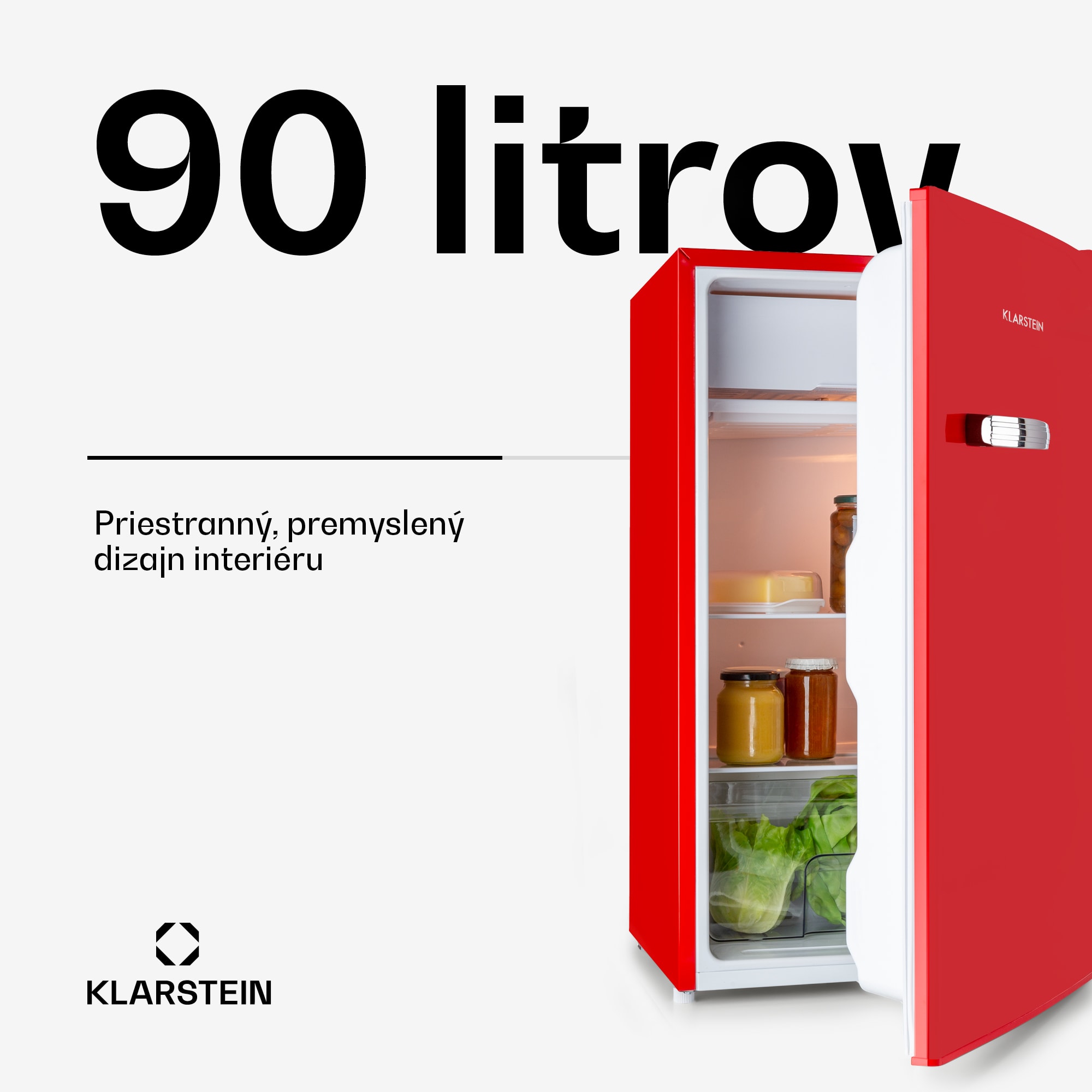 Klarstein Beercracker 91L chladnička 91 l mraznička 7 l – Obrázok 2