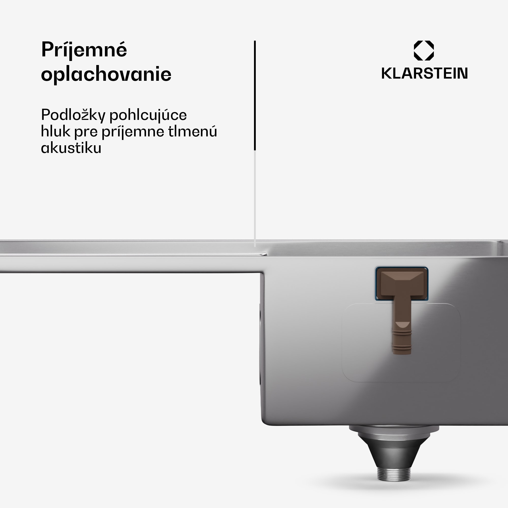 Klarstein TitanSteel kuchynský drez s odkvapkávačom, 79 x 44 cm, nehrdzavejúca oceľ, odolný voči poškriabaniu, odolný voči teplu – Obrázok 5