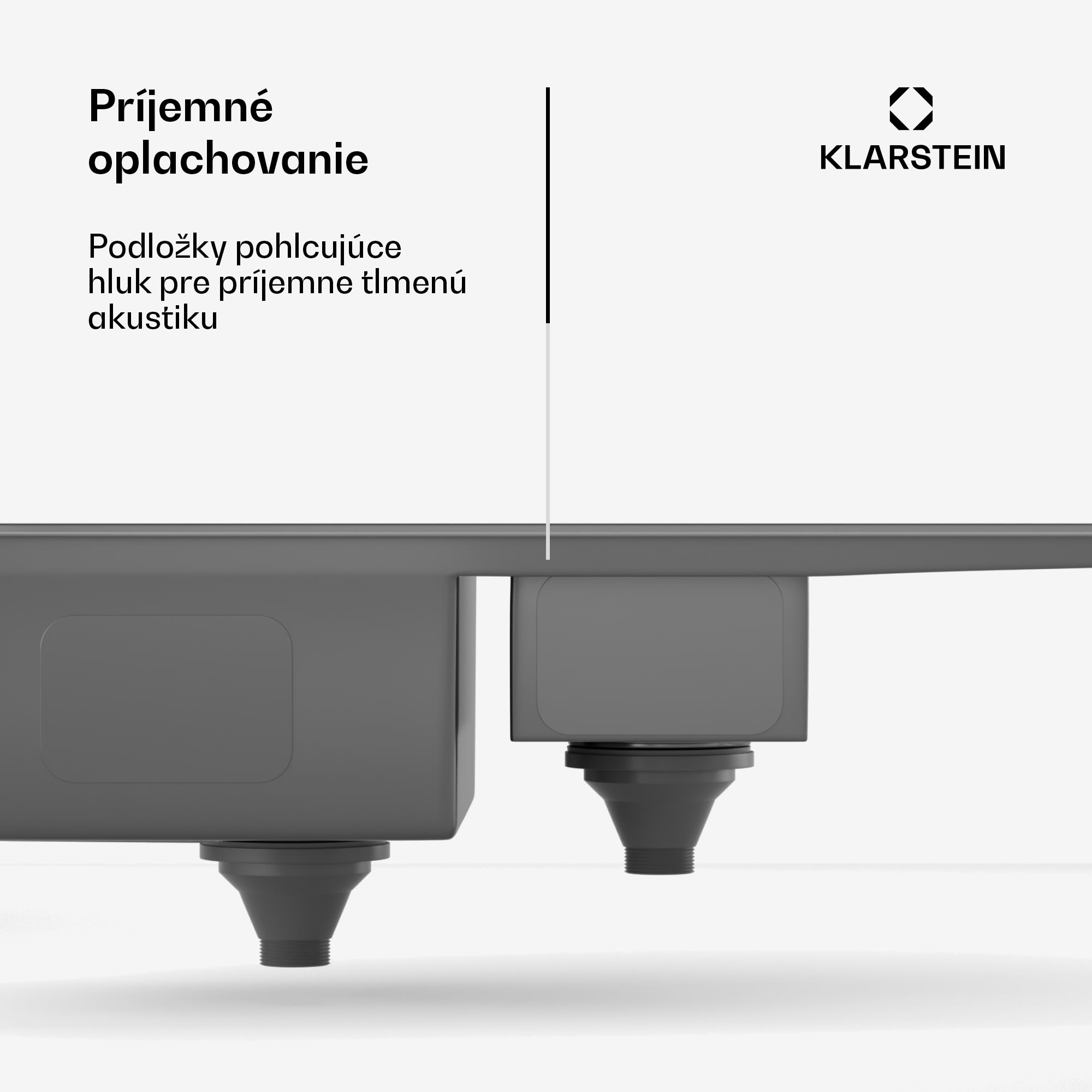 Klarstein TitanSteel kuchynský drez s odkvapkávačom, 100 x 45 cm, 2 umývadlá, nehrdzavejúca oceľ, odolný voči teplu – Obrázok 5