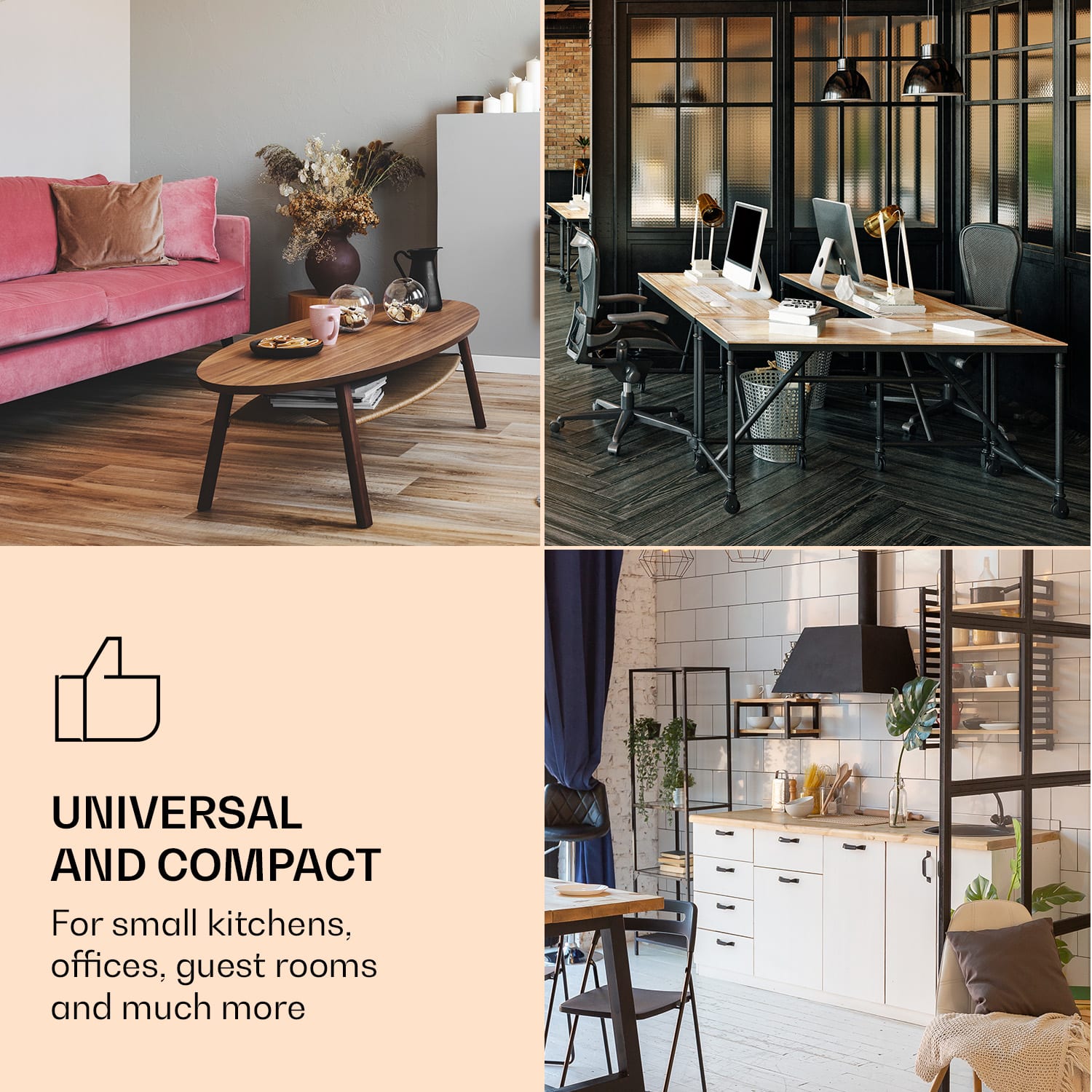 Klarstein Audrey, retro chladnička, 70 l, 3 police, 2 priehradky vo dverách, vnútorné osvetlenie – Obrázok 5