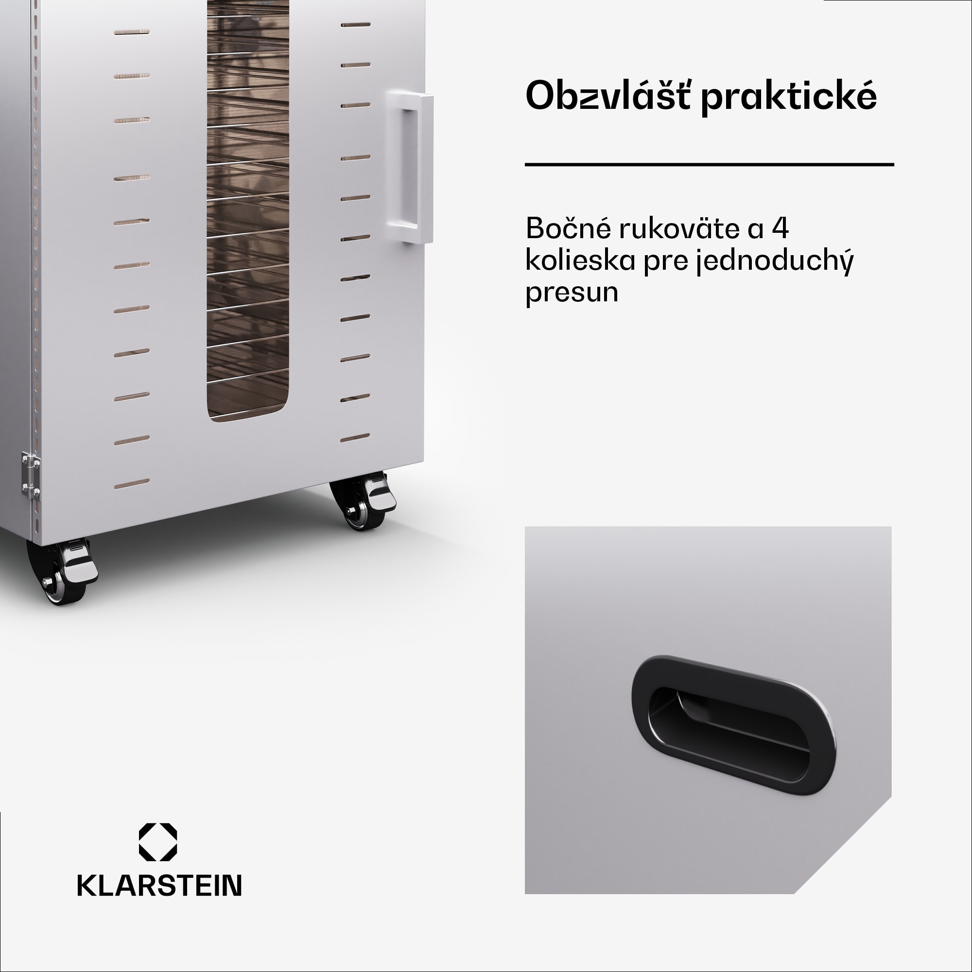 Klarstein Master Jerky 500 Vertical, sušička, výkon 3 000 W, s dvoma komorami, teplotný rozsah 30 - 90 °C – Obrázok 5