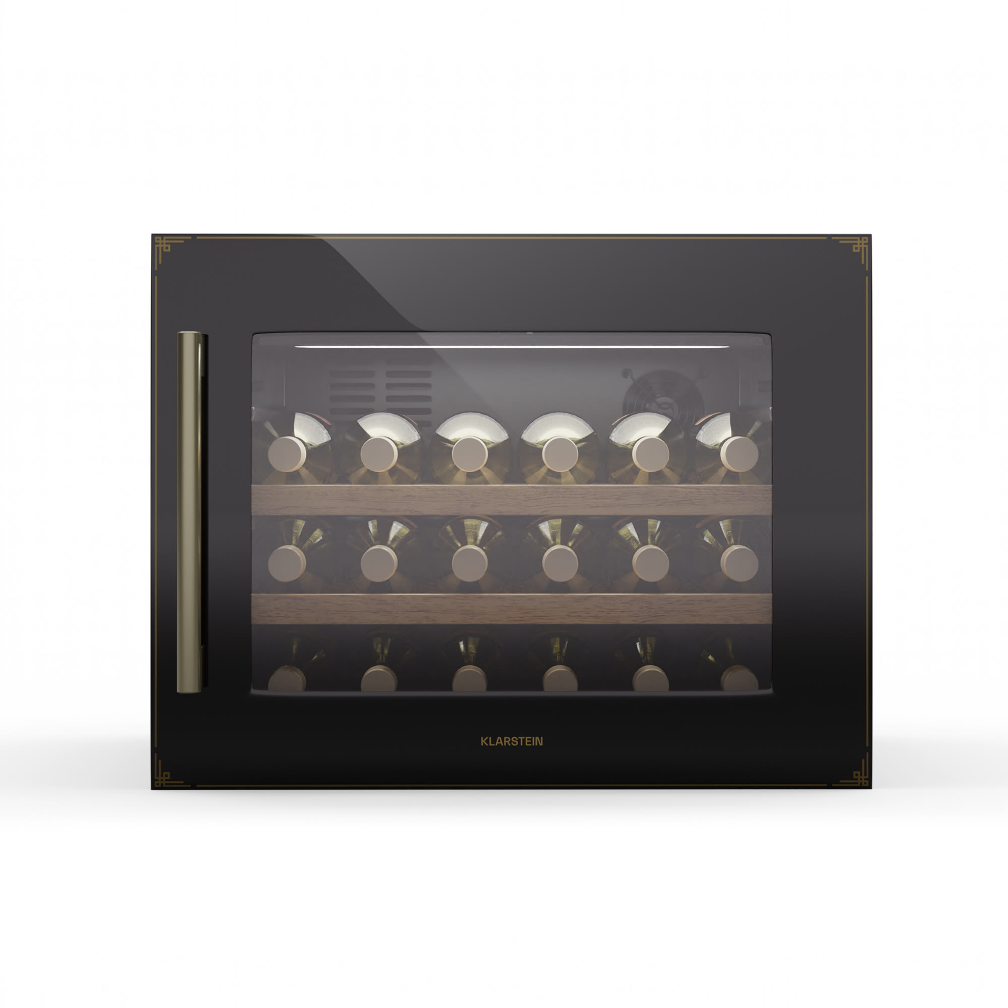 Klarstein Vinsider Victoria 28 chladnička na víno, 28 fliaš, dotyková, UV ochrana, LED, tichá, 2 police