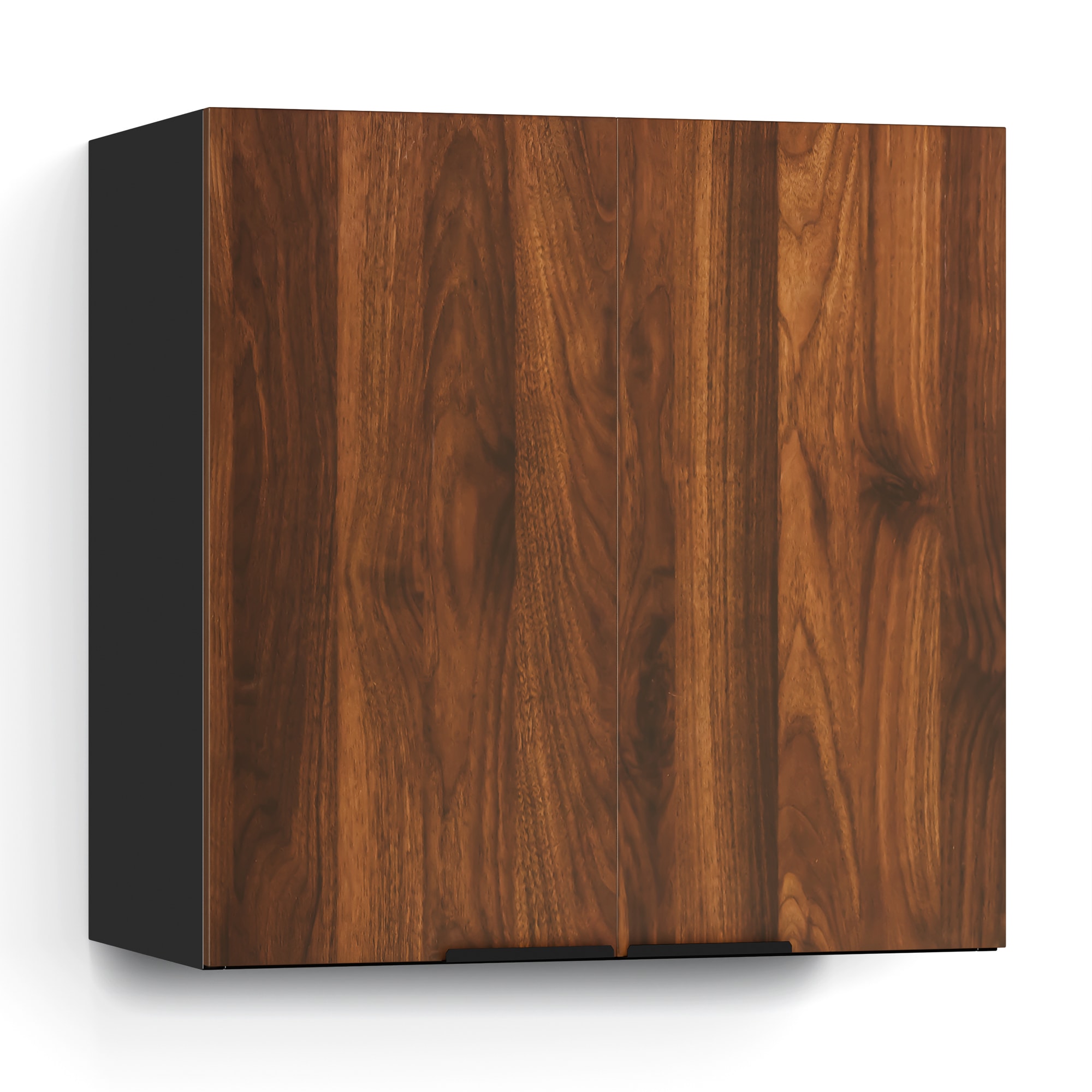 Blumfeldt WoodVista vysoká skrinka, Soft-Close, hliníkové rukoväte, udržateľné materiály