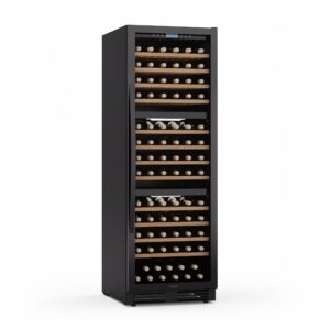 Klarstein Vinovilla Trio chladnička na víno, 143 fliaš, 3 zóny, 38 dB, 12 políc, kompresor, 413 litrov