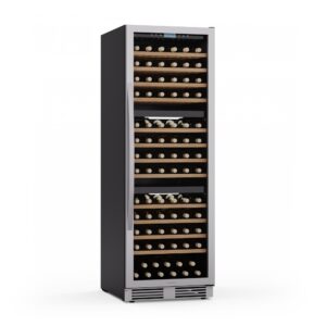 Klarstein Vinovilla Trio chladnička na víno, 143 fliaš, 3 zóny, 38 dB, 12 políc, kompresor, 413 litrov