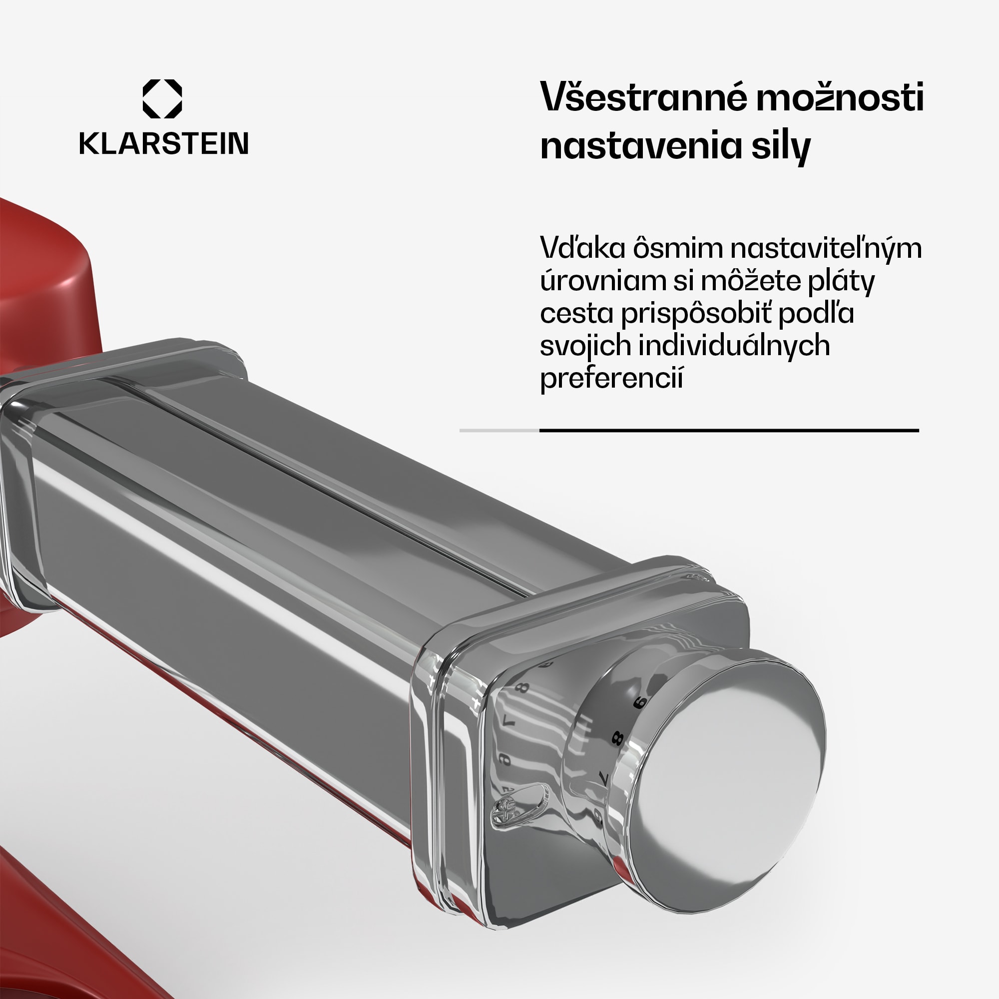 Klarstein Nástavec na cestoviny Chiara, funkcia 3 v 1, 8 úrovní, nehrdzavejúca oceľ, kompatibilný – Obrázok 4