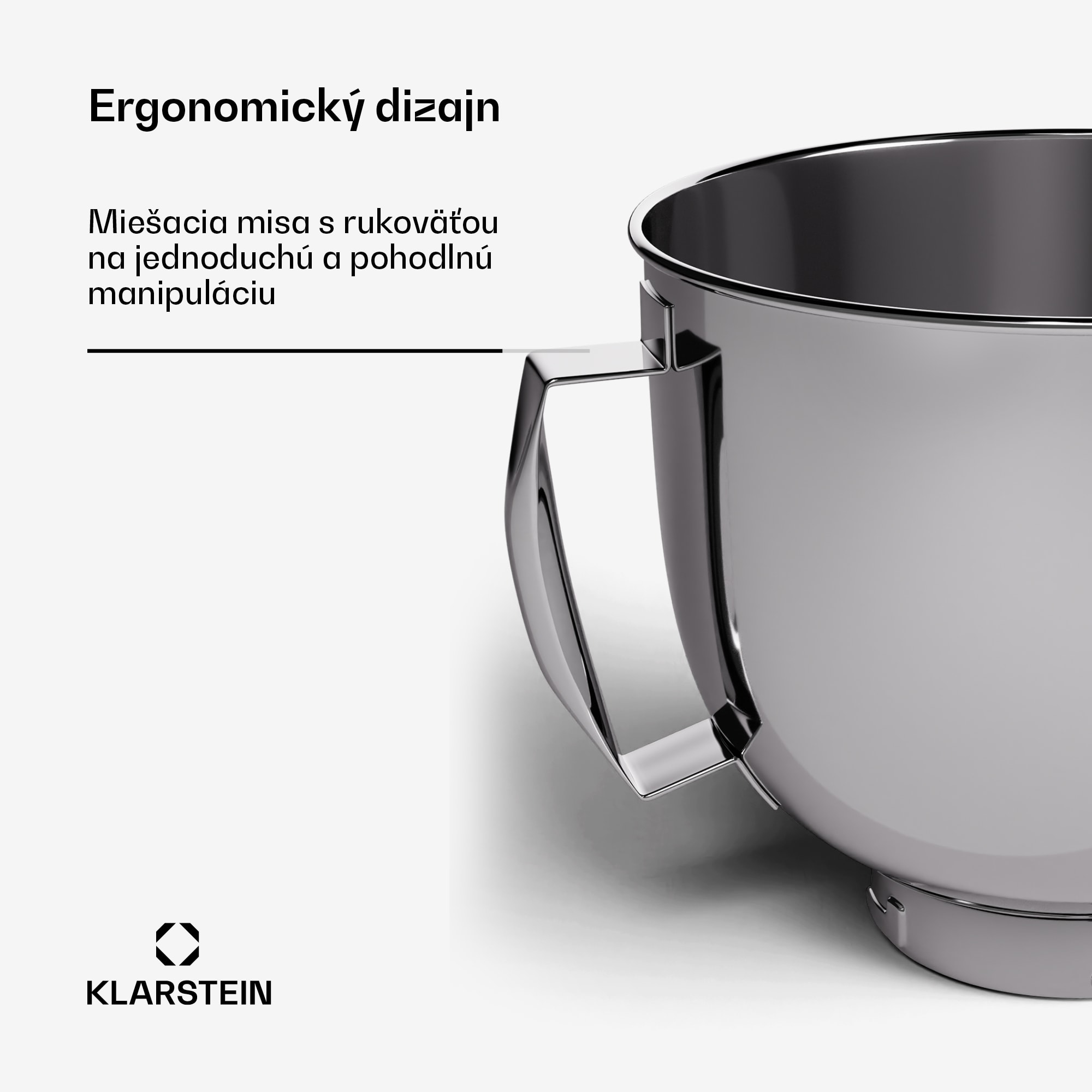 Klarstein Chiara misa z nehrdzavejúcej ocele, 5 l, vhodná do umývačky riadu, ergonomická rukoväť, kompatibilná, nehrdzavejúca – Obrázok 2