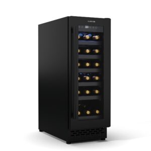Klarstein Vinovilla 18 Uno chladnička na víno, 1 chladiaca zóna, 18 fliaš, drevené police, 5-18 °C
