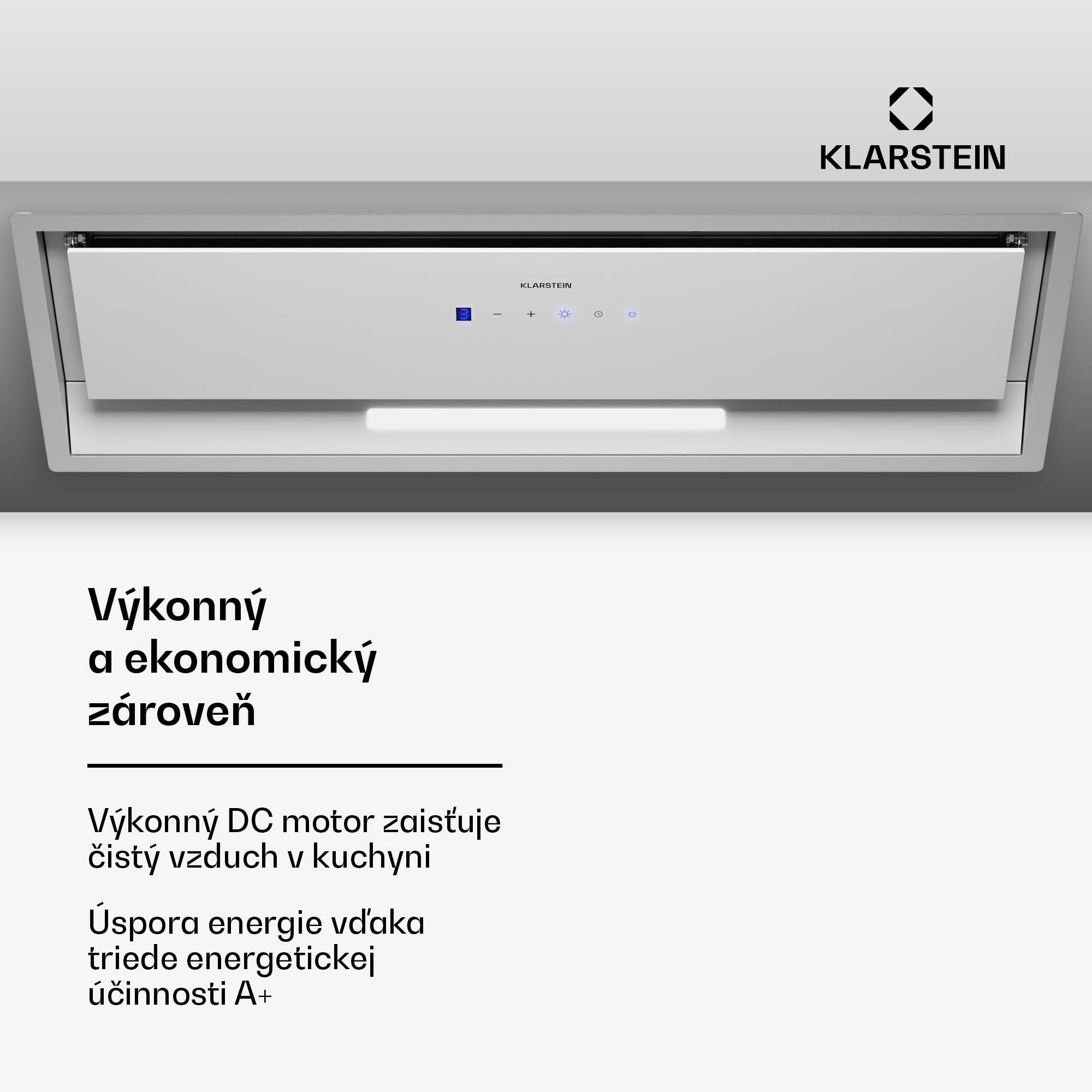Klarstein Ventimate digestor, dotykové ovládanie, odsávanie/recirkulácia, EEK A+, 3 úrovne, LED, tichý – Obrázok 3