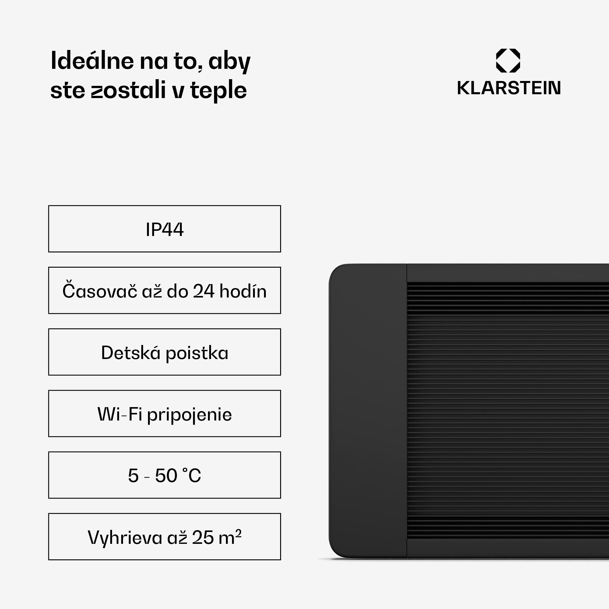 Blumfeldt Cosmic Beam infračervený nástenný ohrievač, pre exteriér, 5 až 50 stupňov, IP44, do 30 m² – Obrázok 3