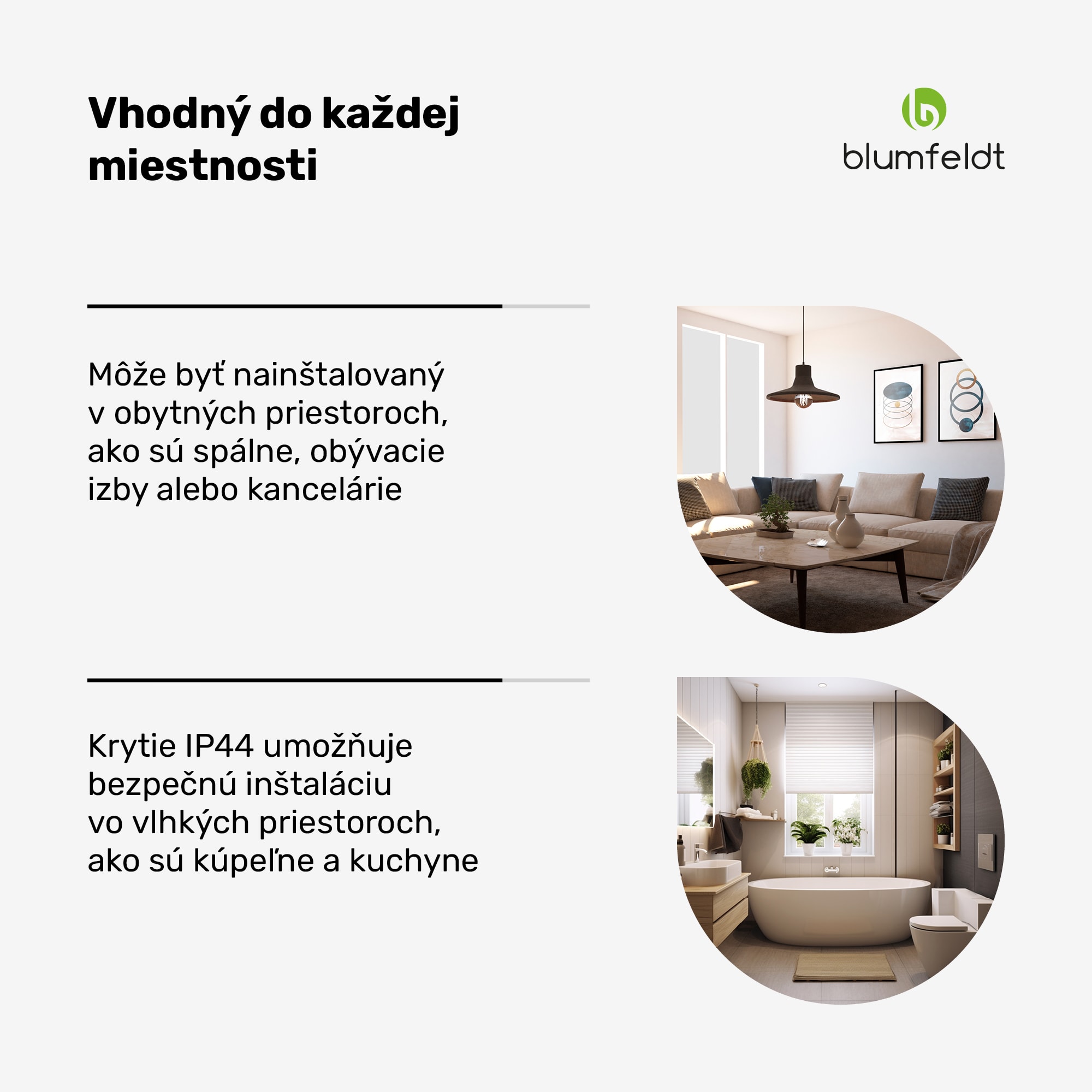 Blumfeldt RadiantSmart IR Heater, Infračervený ohrievač, Externý termostat, 360 W, Energeticky účinný – Obrázok 4