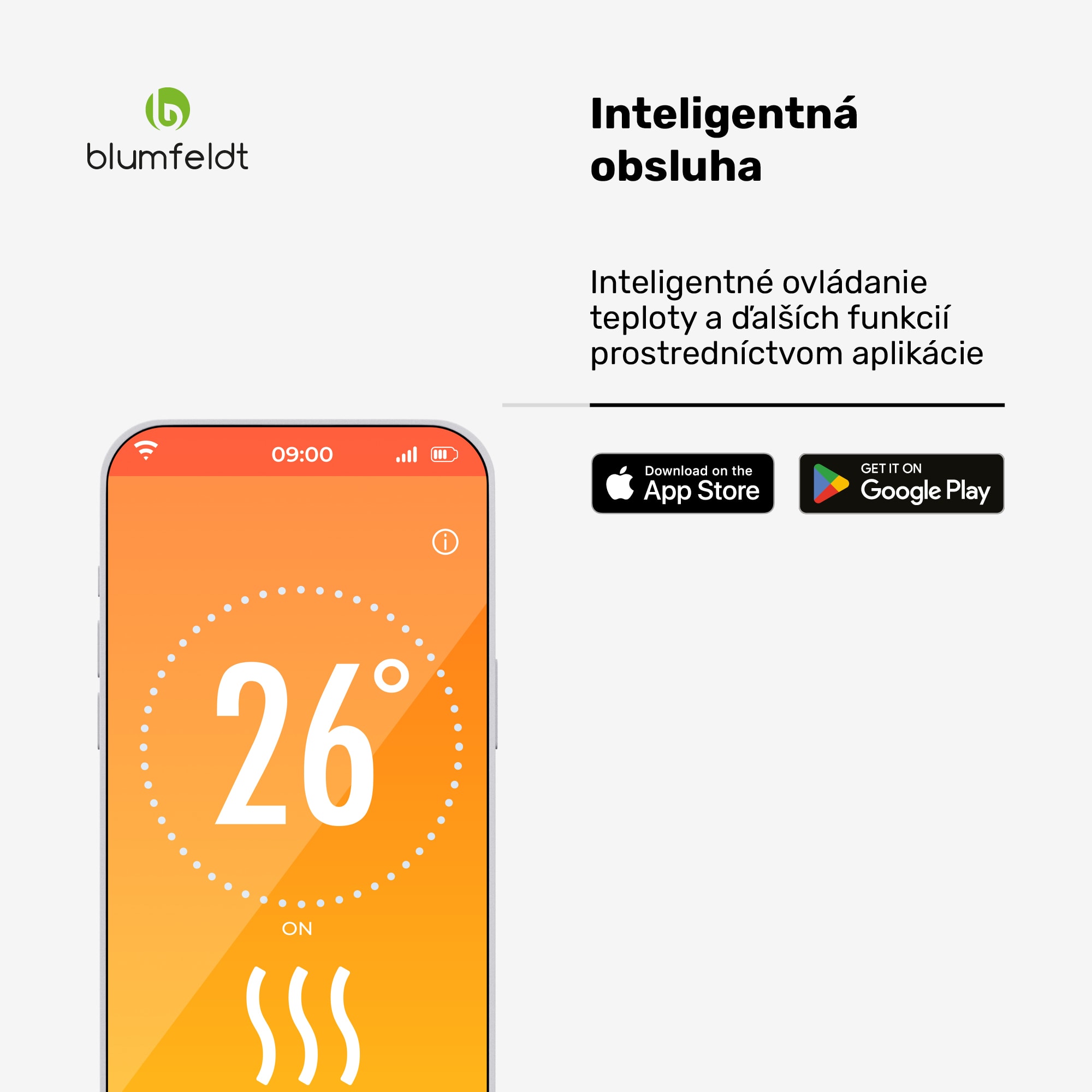 Blumfeldt SwiftWave infračervený ohrievač, 2000 W, do 20 m², dotykové ovládanie aplikáciou, grafén – Obrázok 4