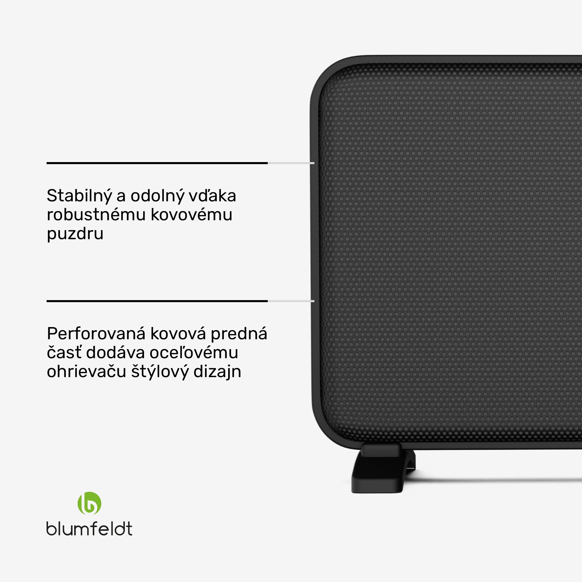 Blumfeldt SwiftWave infračervený ohrievač, 2000 W, do 20 m², dotykové ovládanie aplikáciou, grafén – Obrázok 5