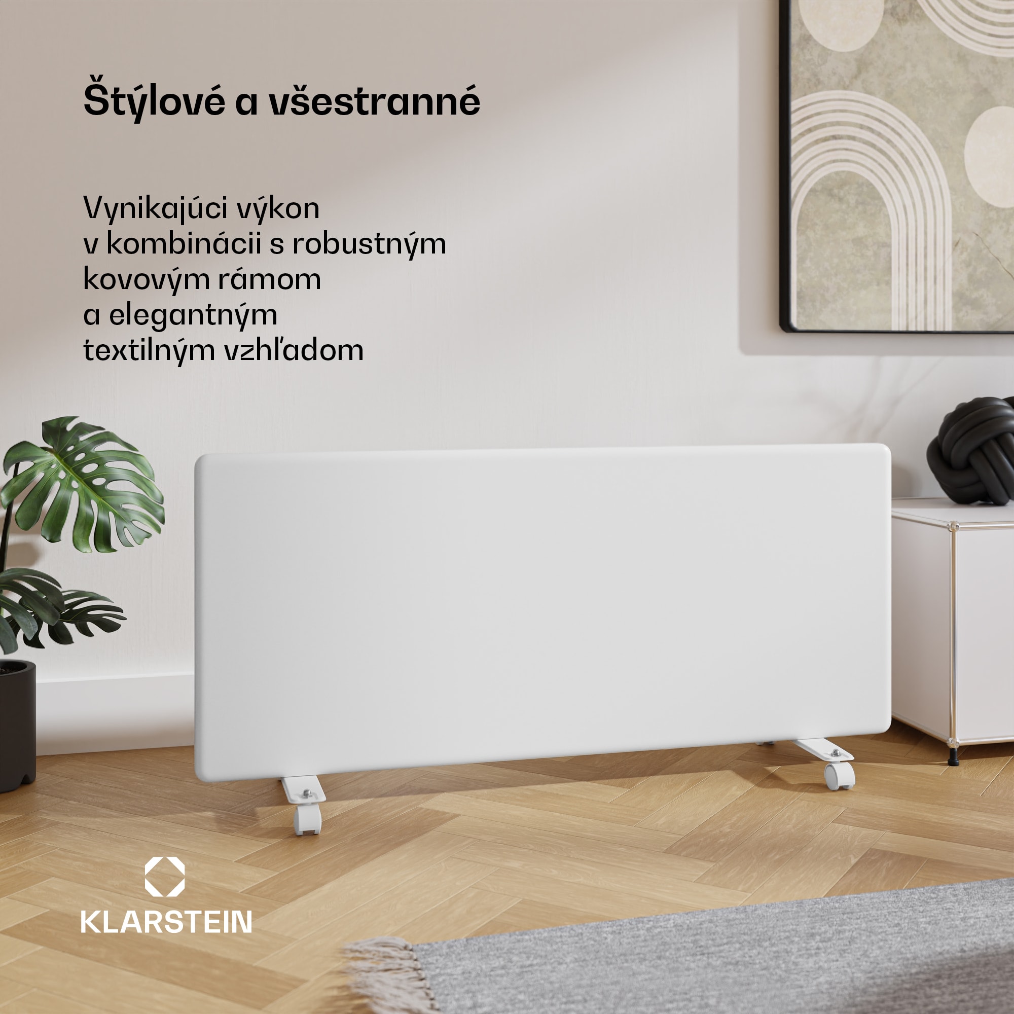 Blumfeldt ThermaTouch konvektor, 2 000 W, elegantný dizajn, dotykové ovládanie, do 20 m² – Obrázok 3