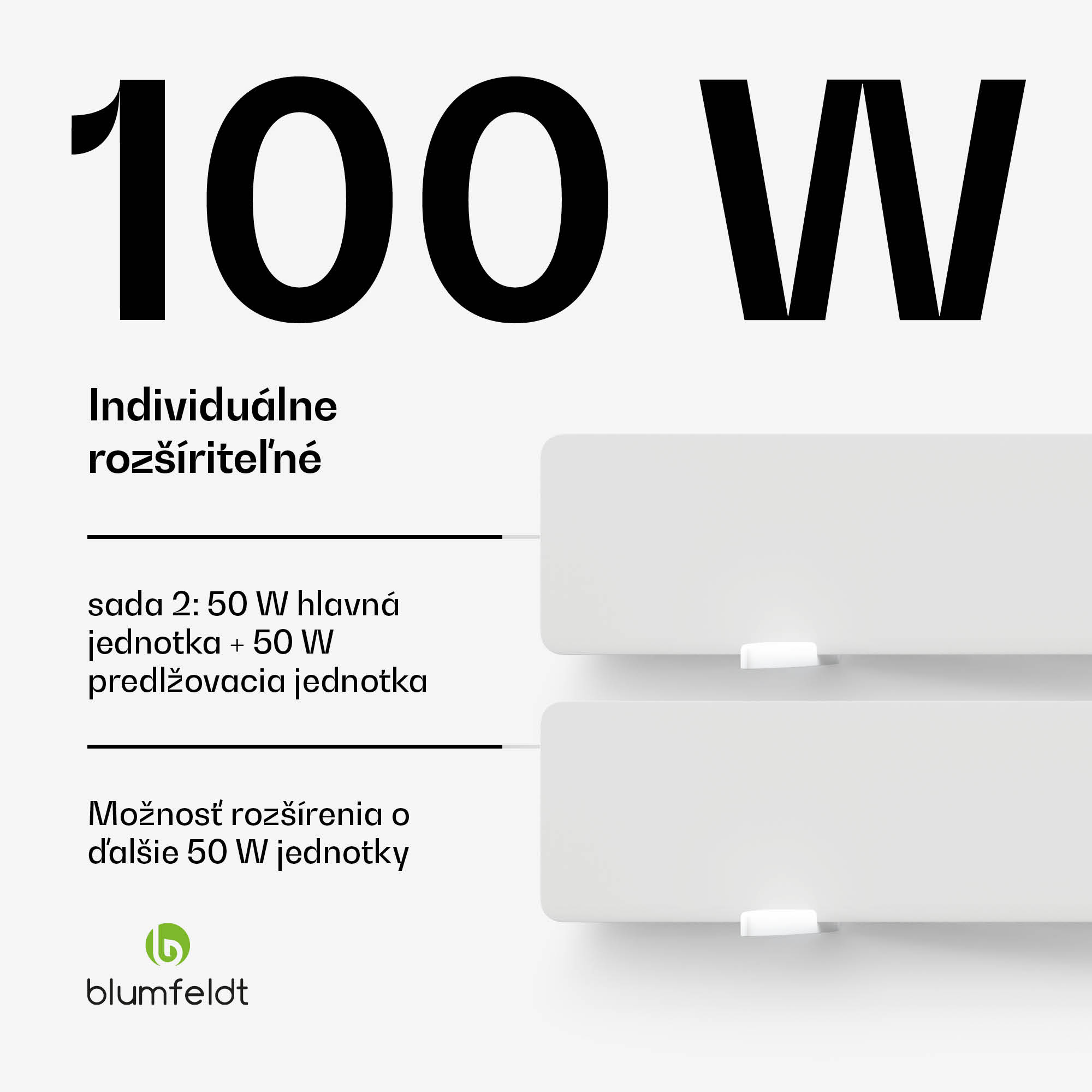 Blumfeldt DryWave infračervený sušič stien, 50-100 W, suší farby a omietky, aj montáž na stenu – Obrázok 3