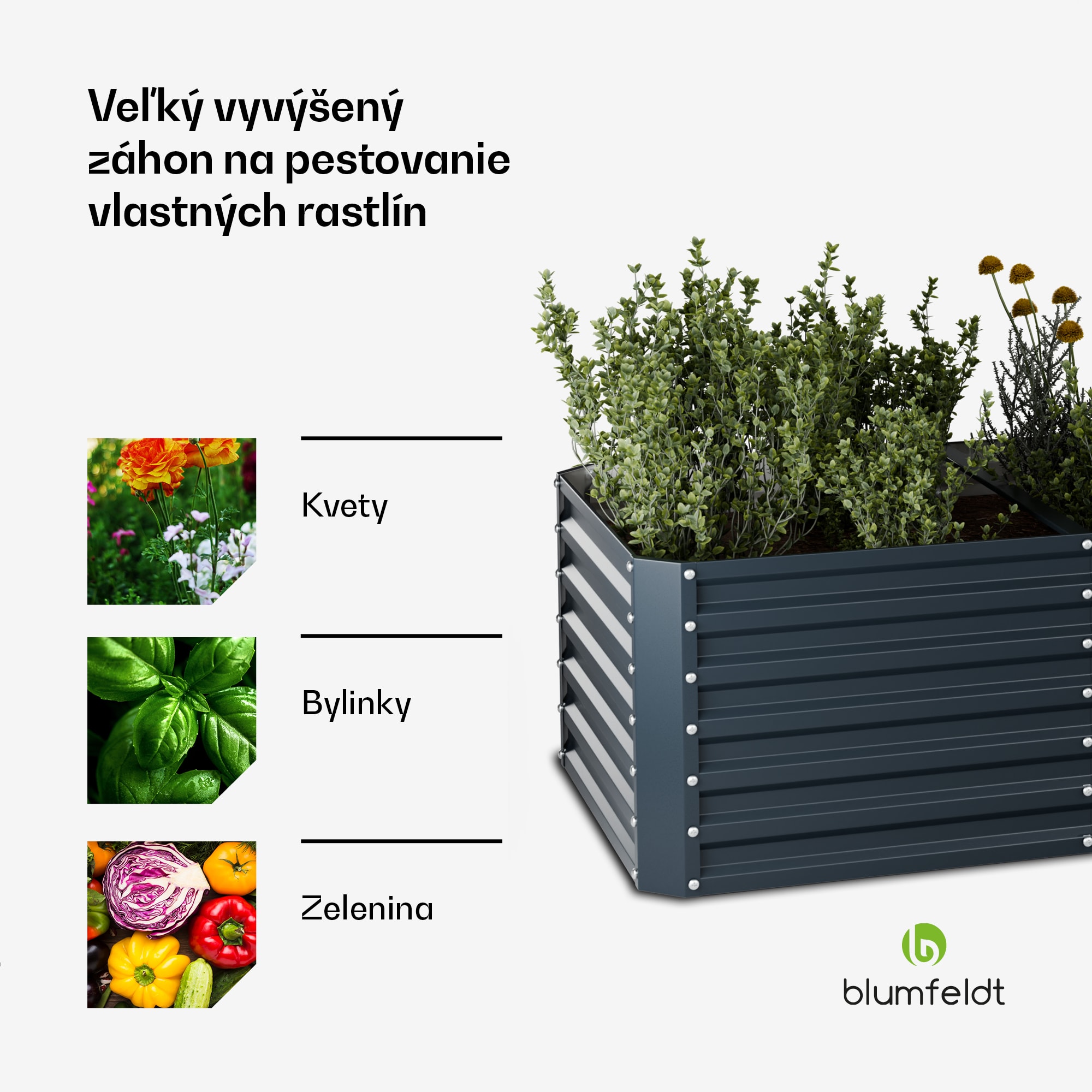 Blumfeldt High Grow Straight vyvýšený záhon, 1440 L, Ergonomický, Odolný voči poveternostným vplyvom, Otvorená základňa – Obrázok 4