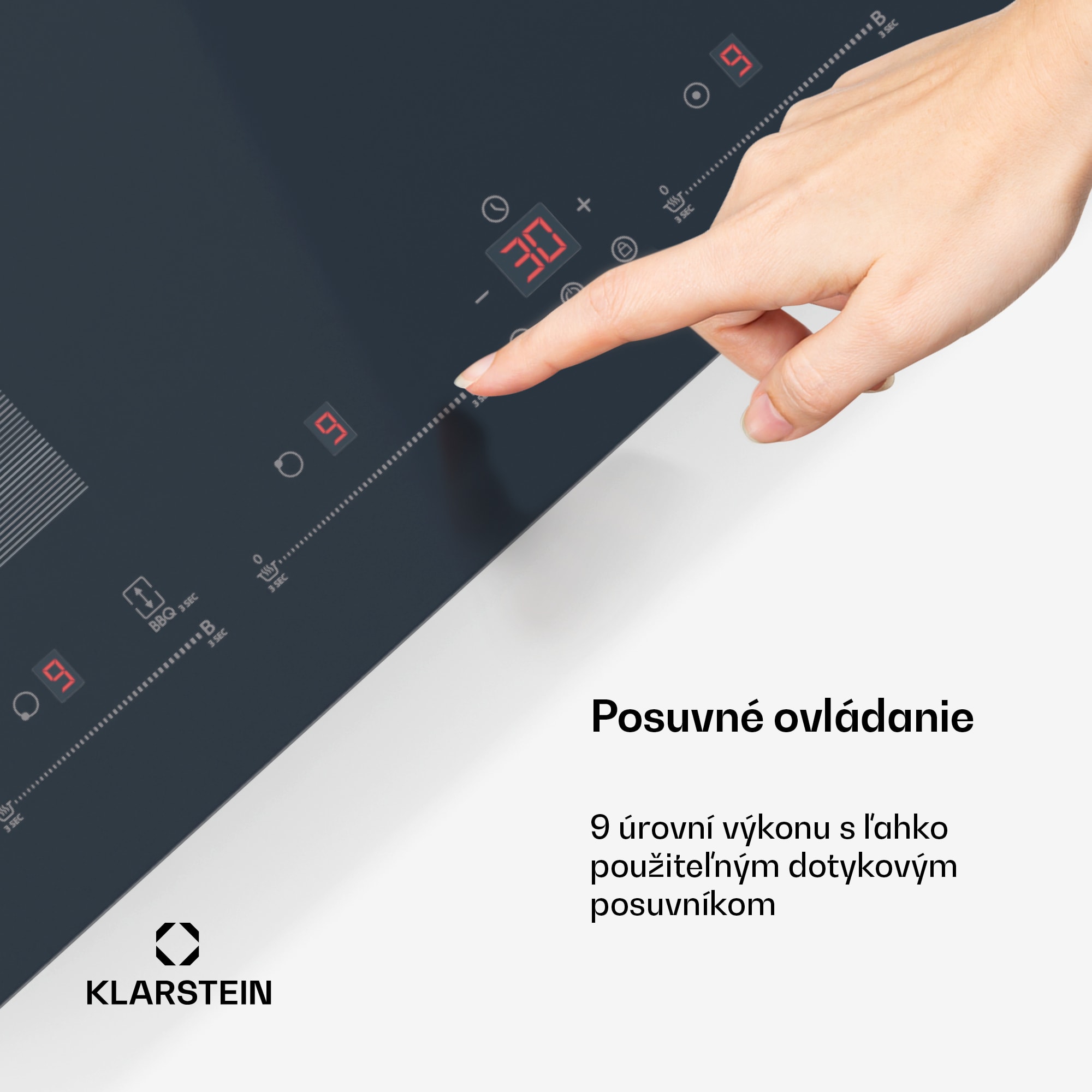 Klarstein Delicatessa 77 Flex vstavaná indukčná varná doska, 7500 W, Flexi zóna, Booster, Indukcia – Obrázok 5