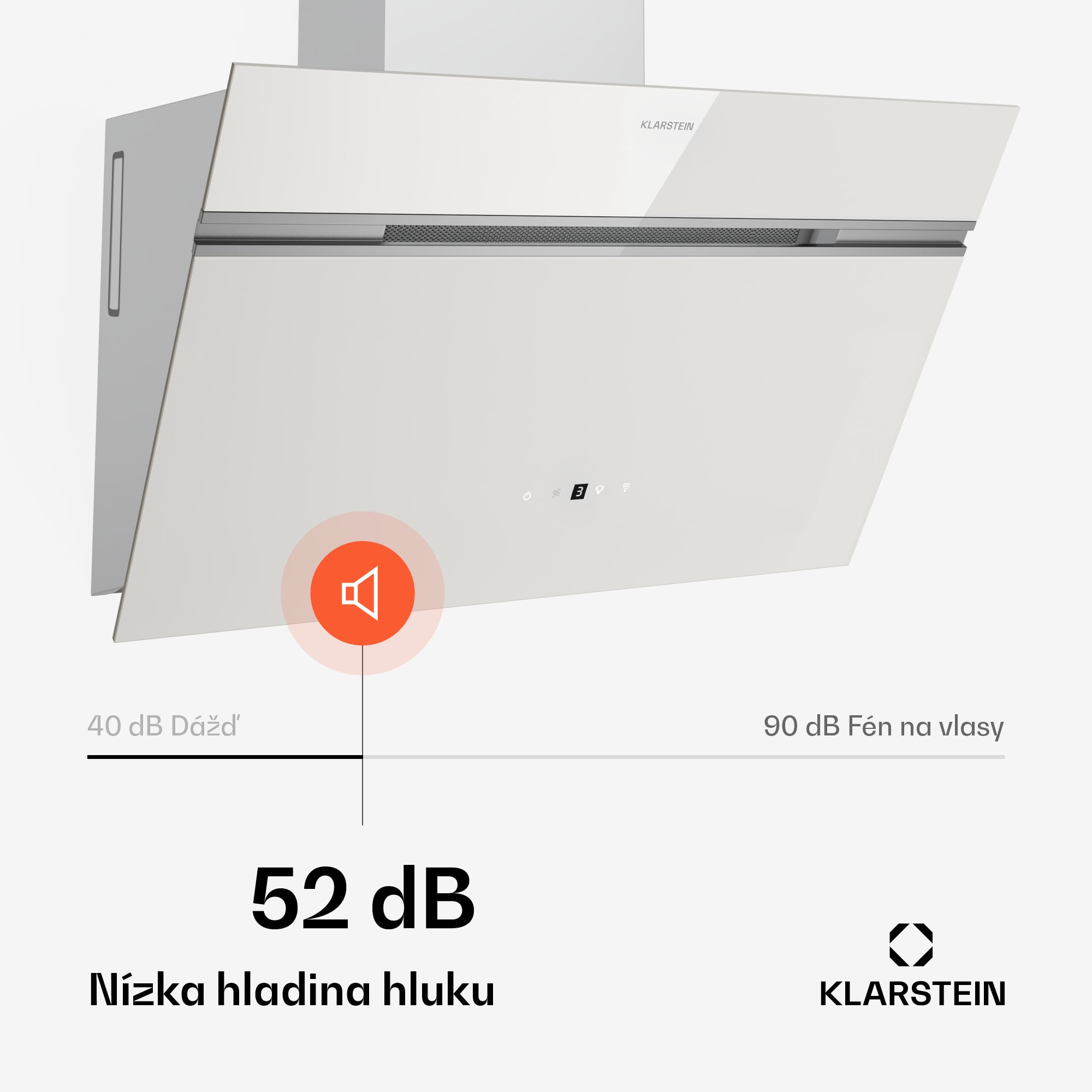 Klarstein Alina digestor, 60 cm, 680 m³/h, Tichý, EEK A++ – Obrázok 4