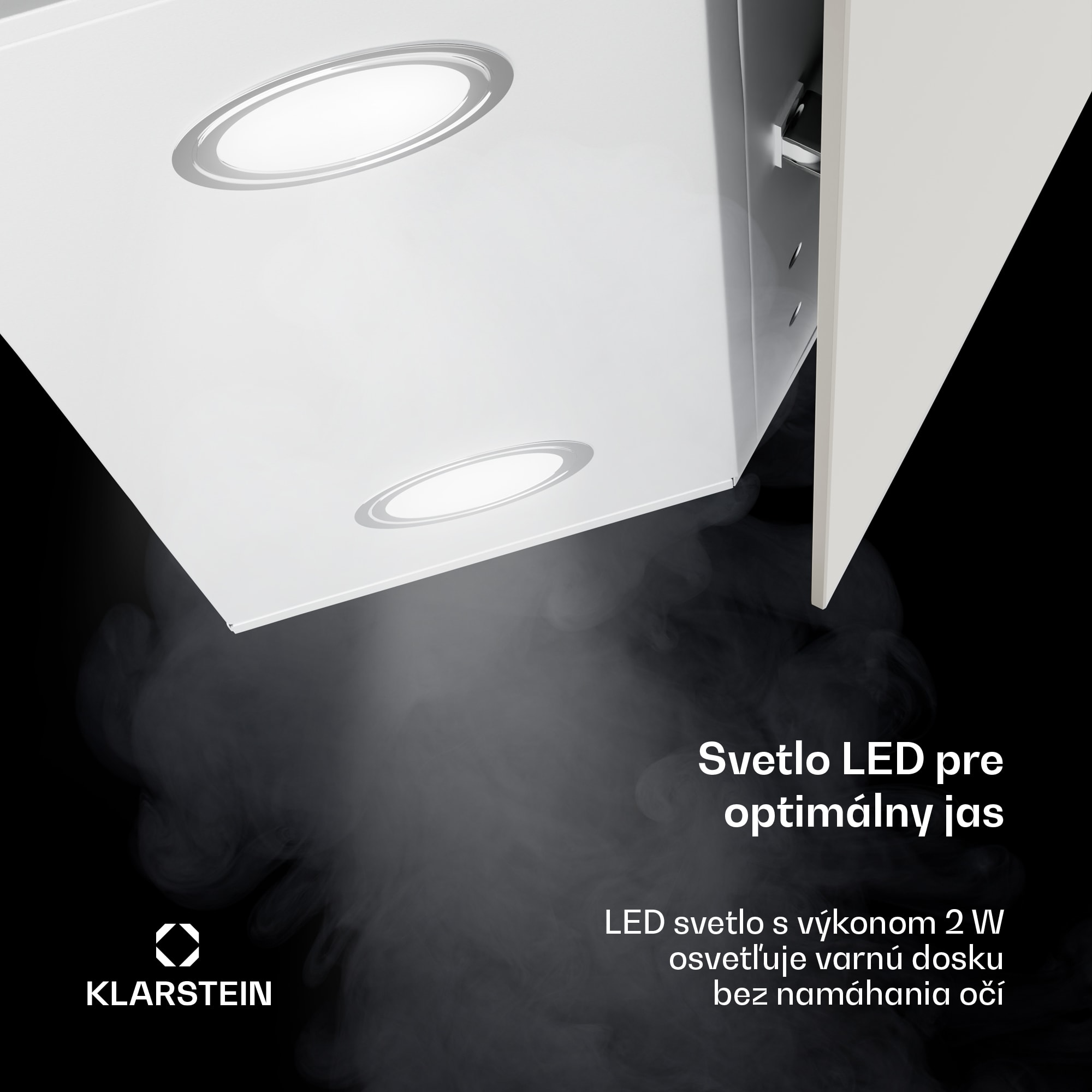 Klarstein Alina digestor, 60 cm, 680 m³/h, Tichý, EEK A++ – Obrázok 5