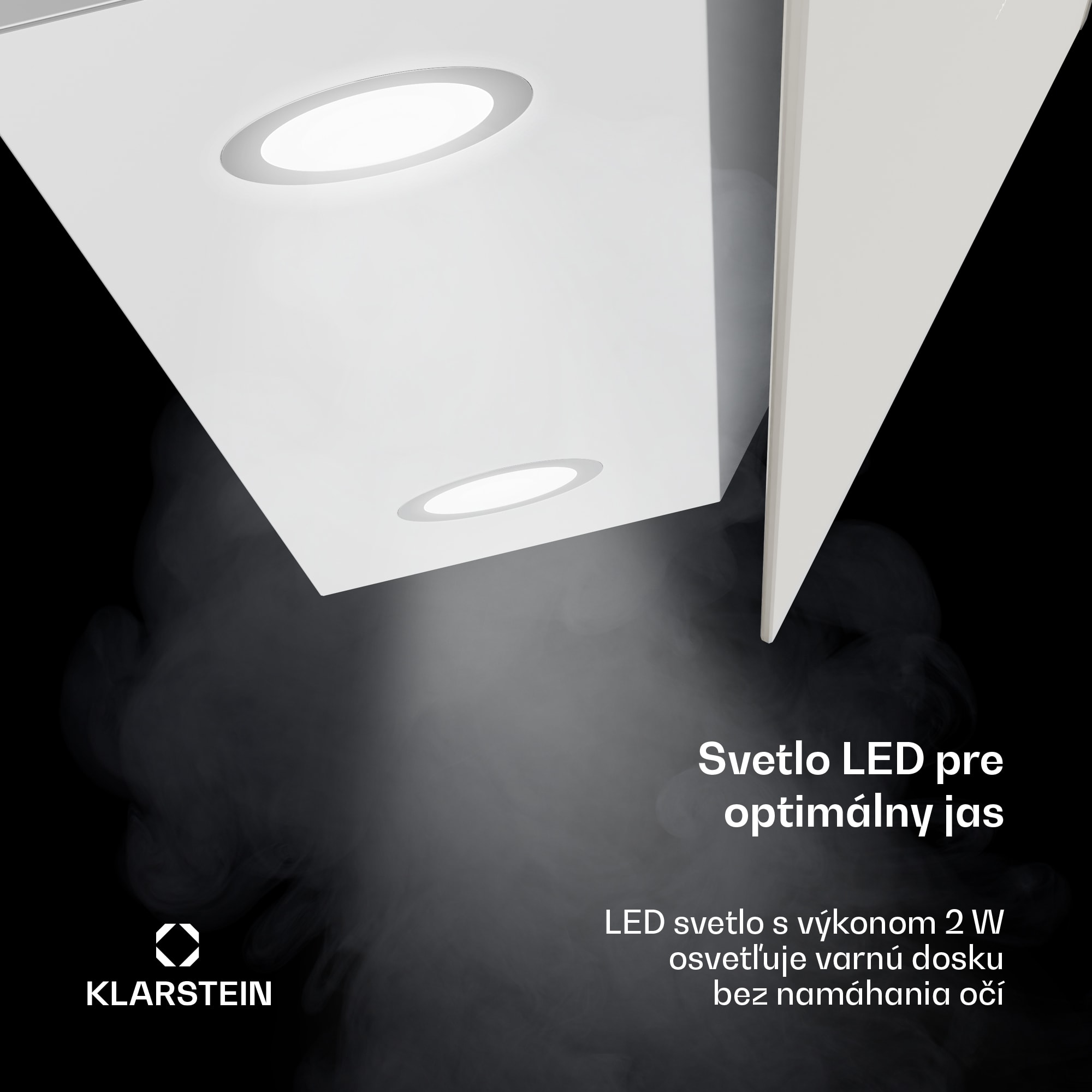 Klarstein Alina digestor, 90 cm, 690 m³/h, Tichý, EEK A++ – Obrázok 5