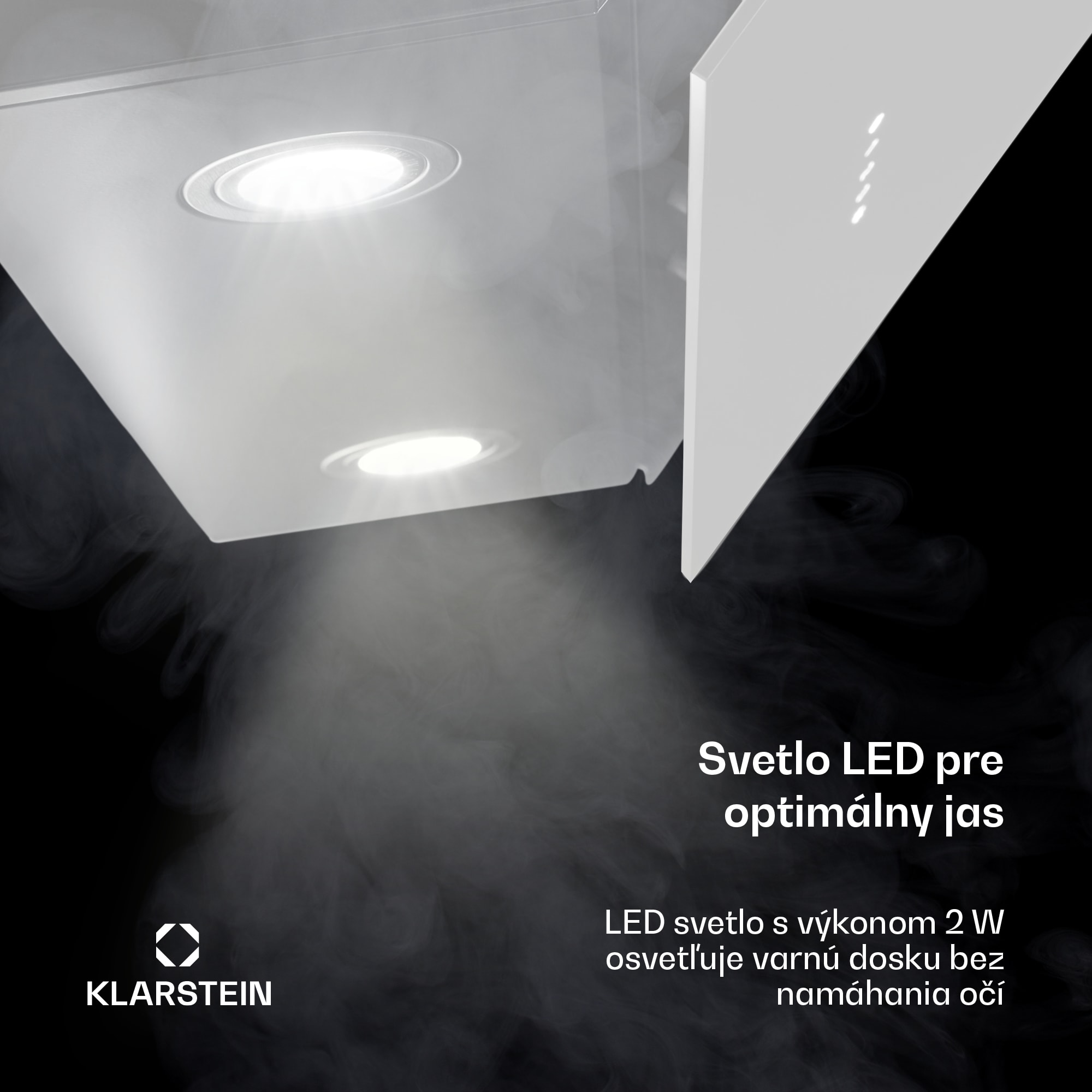 Klarstein Alina digestor, 70 cm, 600 m³/h, Tichý, EEK A – Obrázok 5