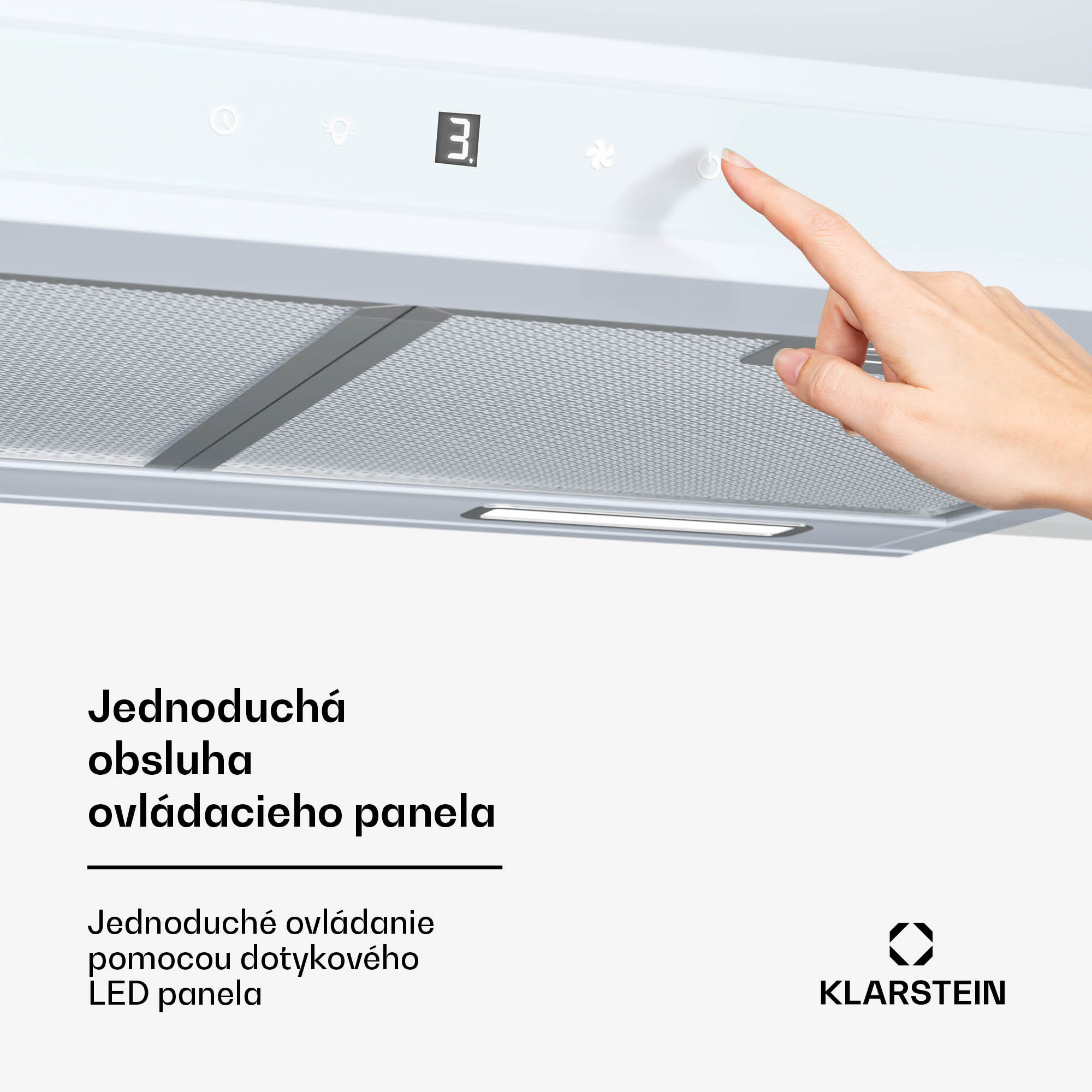 Klarstein Purista Force digestor, Kompaktný, 384,8 m³/h, EEK C, Technológia dvoch motorov – Obrázok 5