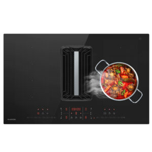 Klarstein AirJet FlexPro Down Air System, Indukčná doska + digestor, Flexi zóna, Booster