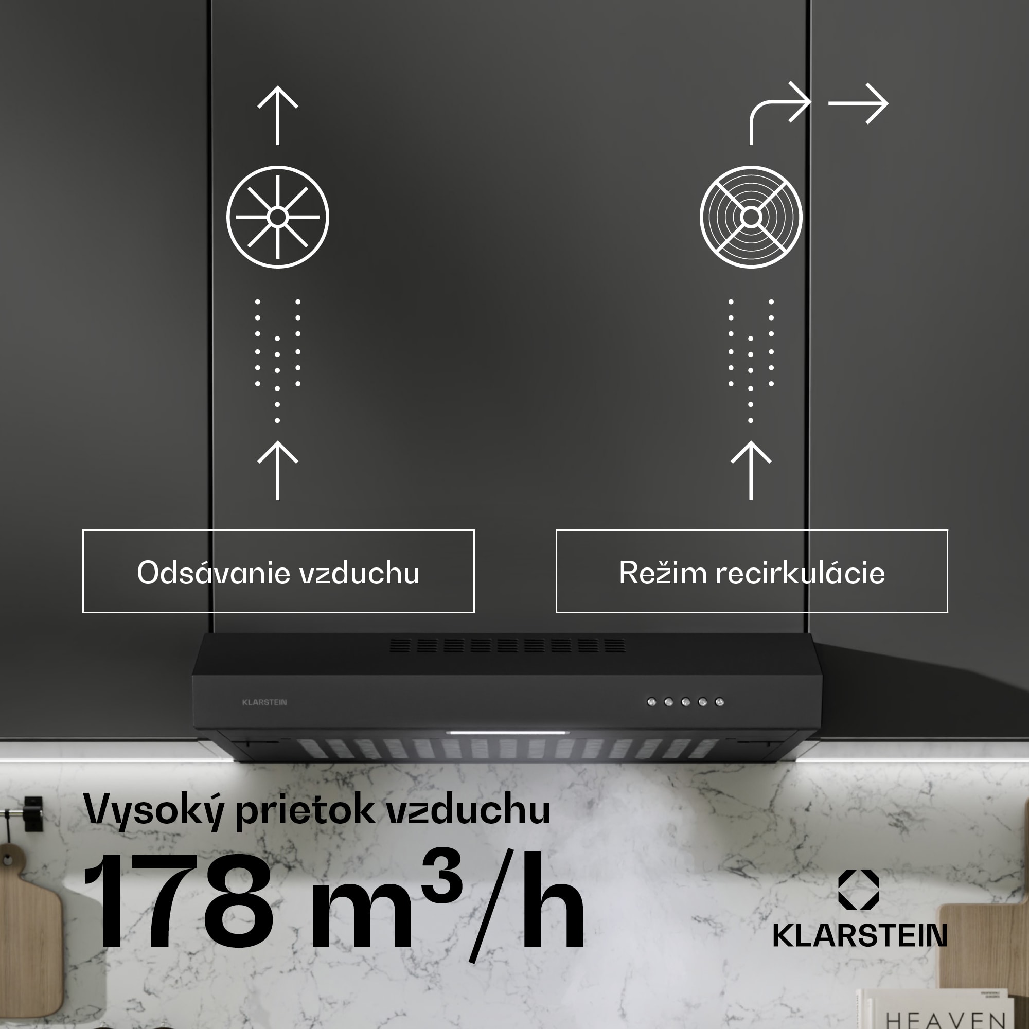 Klarstein SlimVent 60 Black digestor – Obrázok 4