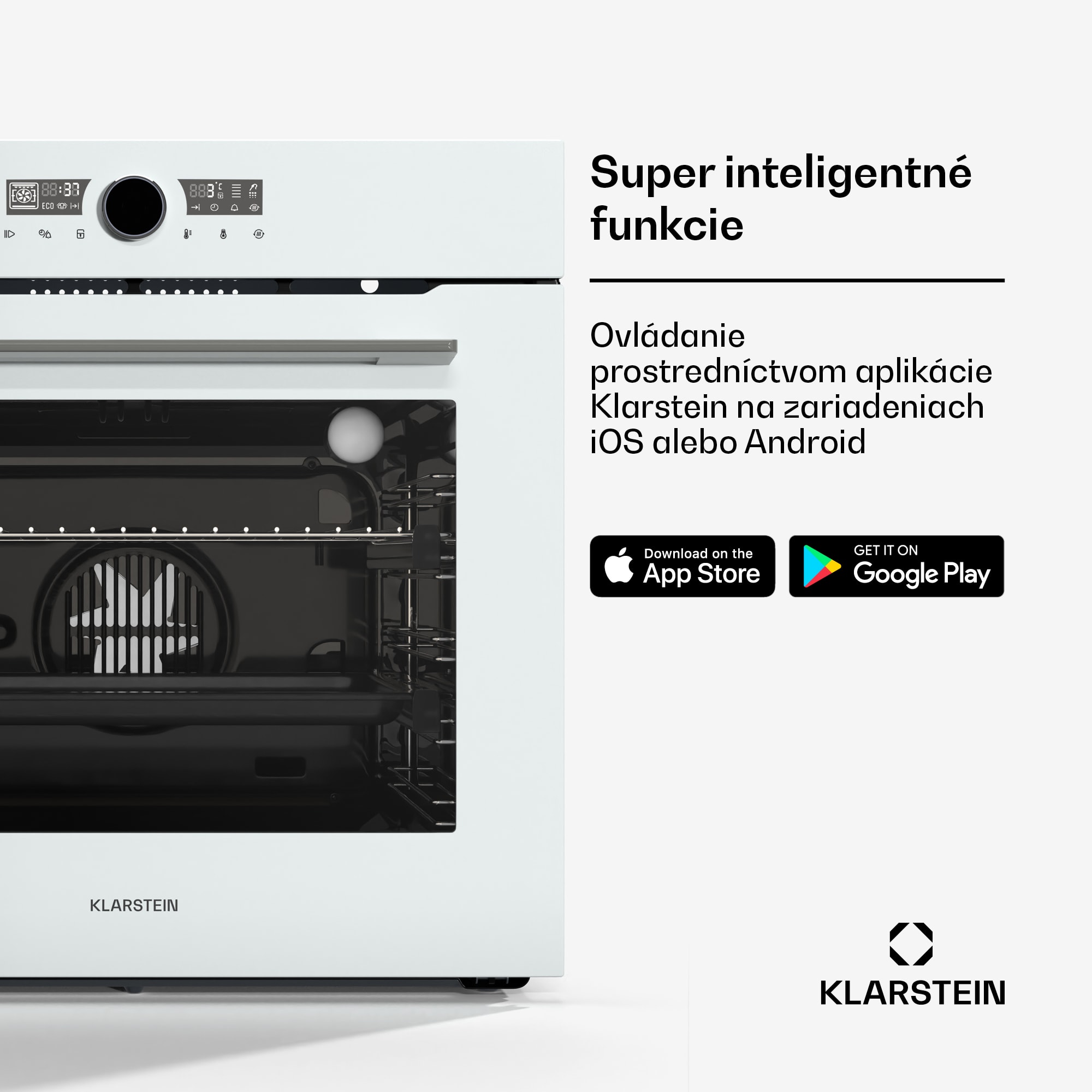 Klarstein Illuminosa inteligentná rúra, ovládanie pomocou aplikácie, Energetická účinnosť A+, Kapacita 73 L, 11 Funkcií – Obrázok 2