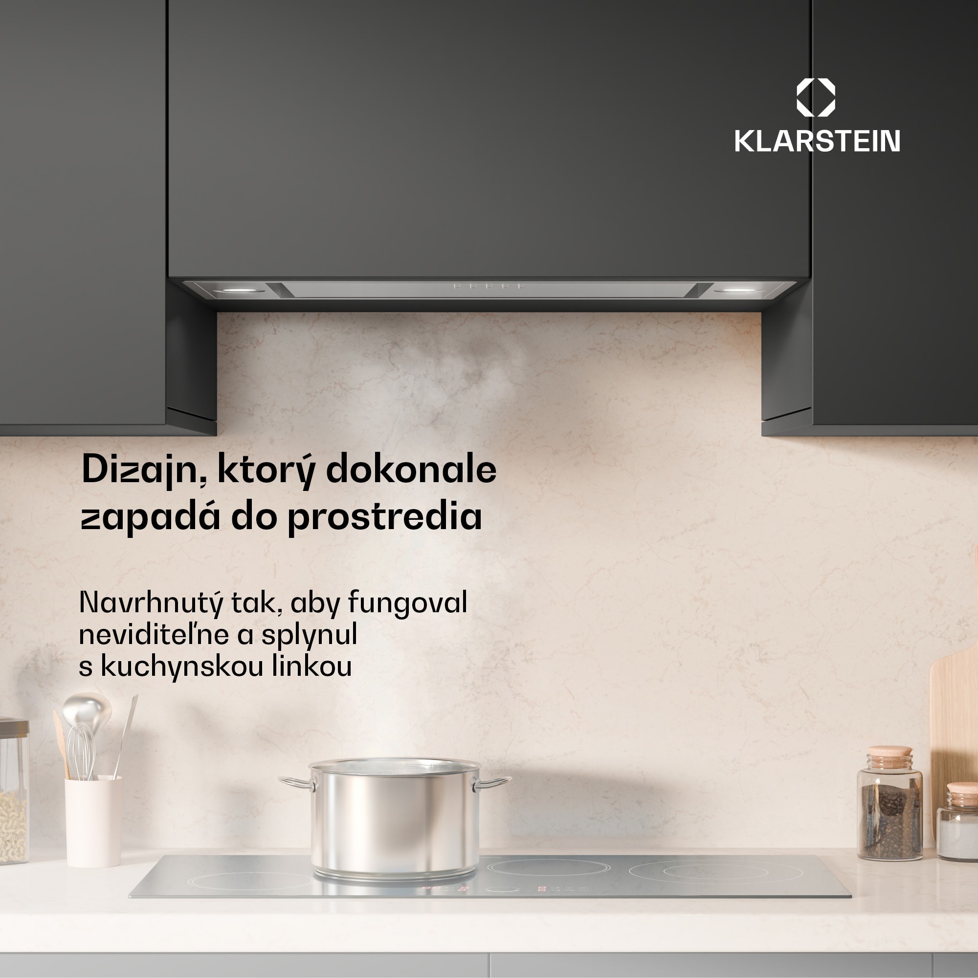 Klarstein TurboMax odsávač pár, 400 m³/h, Účinnosť A+, Dvojitá prevádzka, 3 úrovne, LED – Obrázok 2