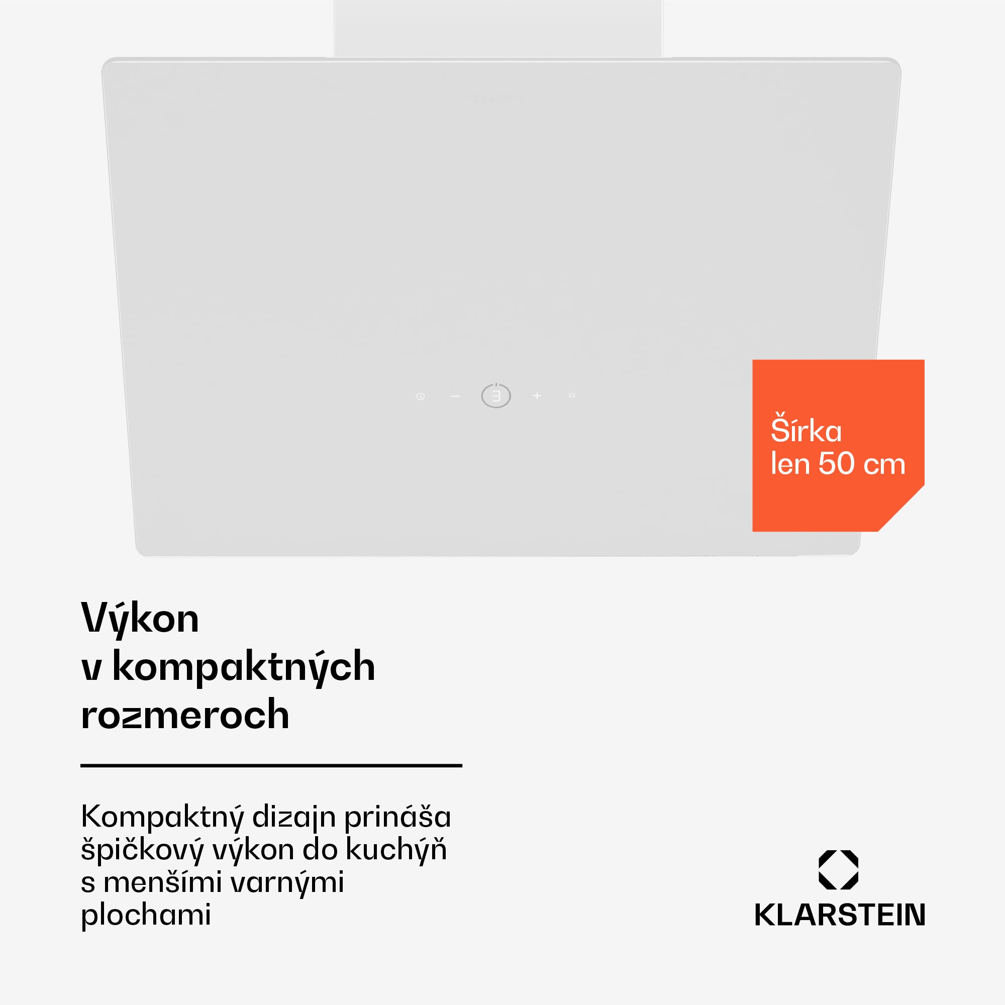 Klarstein MaxAir digestor, Kompaktný a výkonný, Energetická účinnosť A++, Duálne vetranie – Obrázok 2