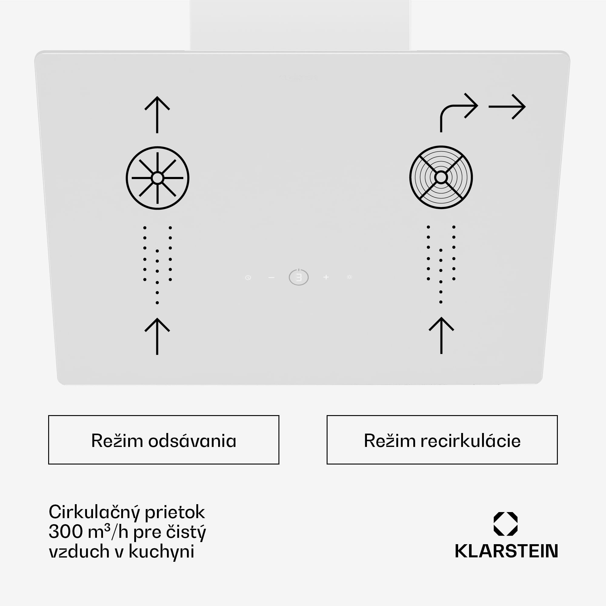 Klarstein MaxAir digestor, Kompaktný a výkonný, Energetická účinnosť A++, Duálne vetranie – Obrázok 4
