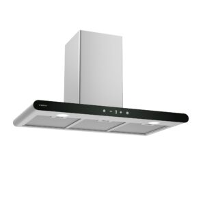 Klarstein CurveVent digestor, 700 m³/h, Dotykový, LED, 110 W, EEK A+