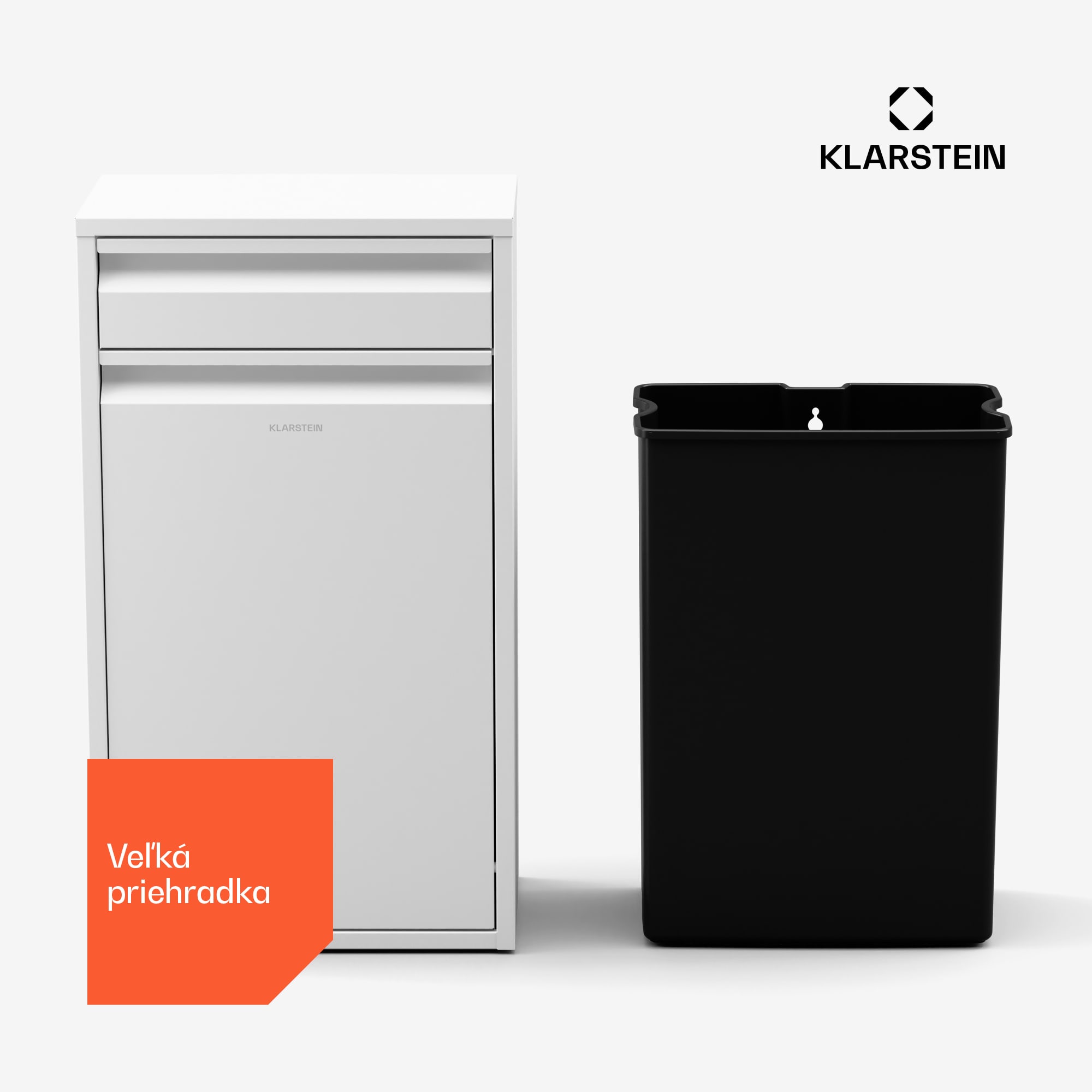 Klarstein Ordnungshüter Koš na kuchynský odpad 50 L so zásuvkou – Obrázok 4