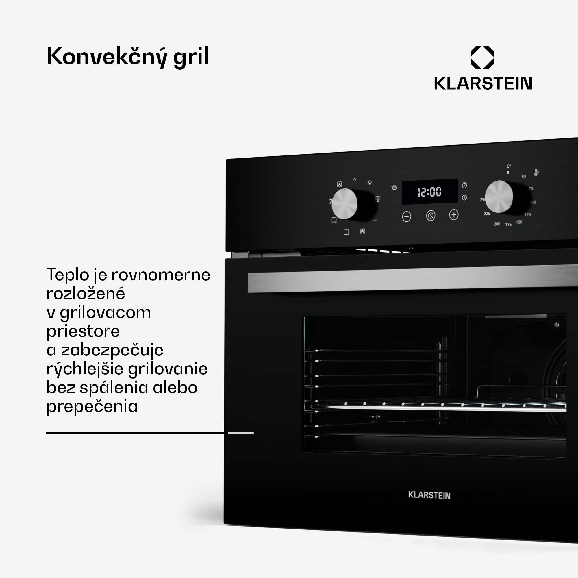 Klarstein SpaceSmart Kompaktná vstavaná rúra – Obrázok 5